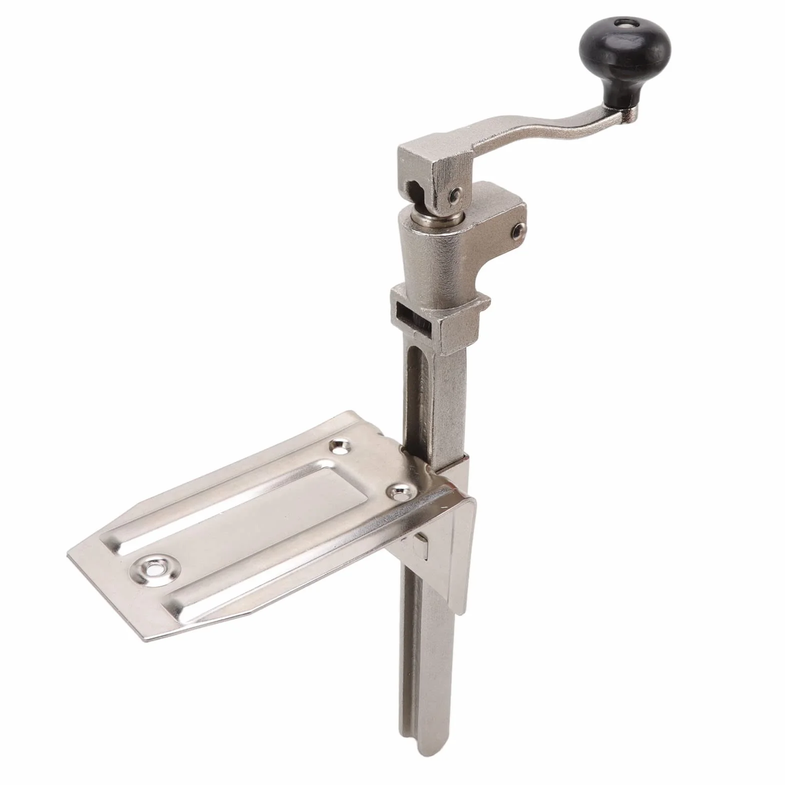 Abrelatas Comercial, Abrelatas Industrial Resistente, Manual de Mesa con Base de Acero Chapado y Abrazadera de Banco de Mesa para el Hogar, Cocina, Restaurante, 17.5 Pulgadas