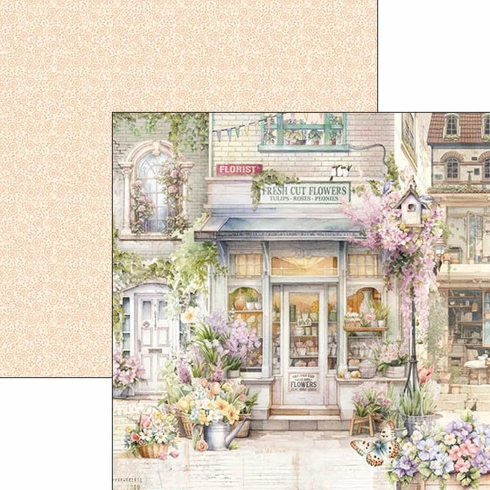 Ciao Bella Colección Floristería Paper Pad 12"x12"