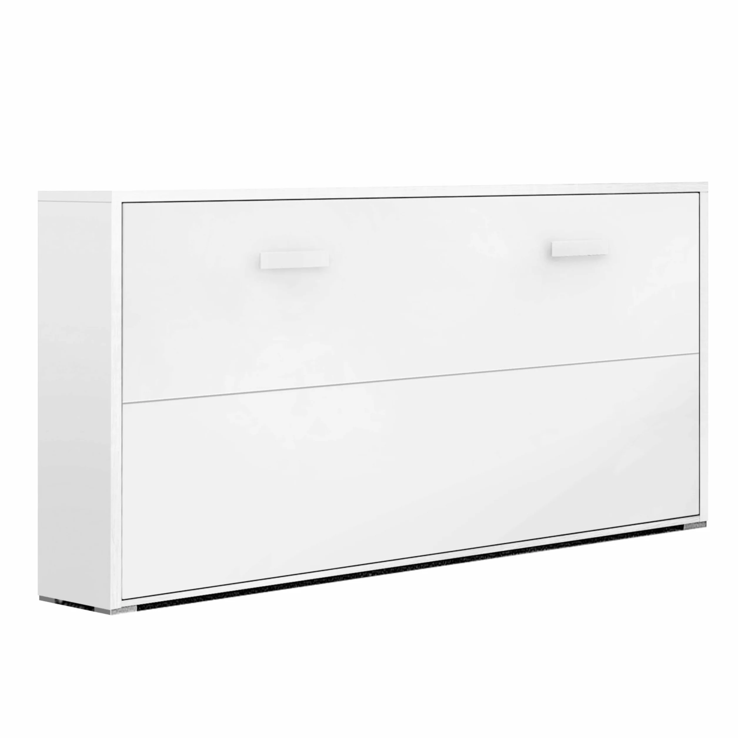 Miroytengo Cama Nido Abatible Dormitorio Juvenil Color Blanco 90x190 cm Mueble Habitación Infantil Moderna (Colchón NO Incluido)