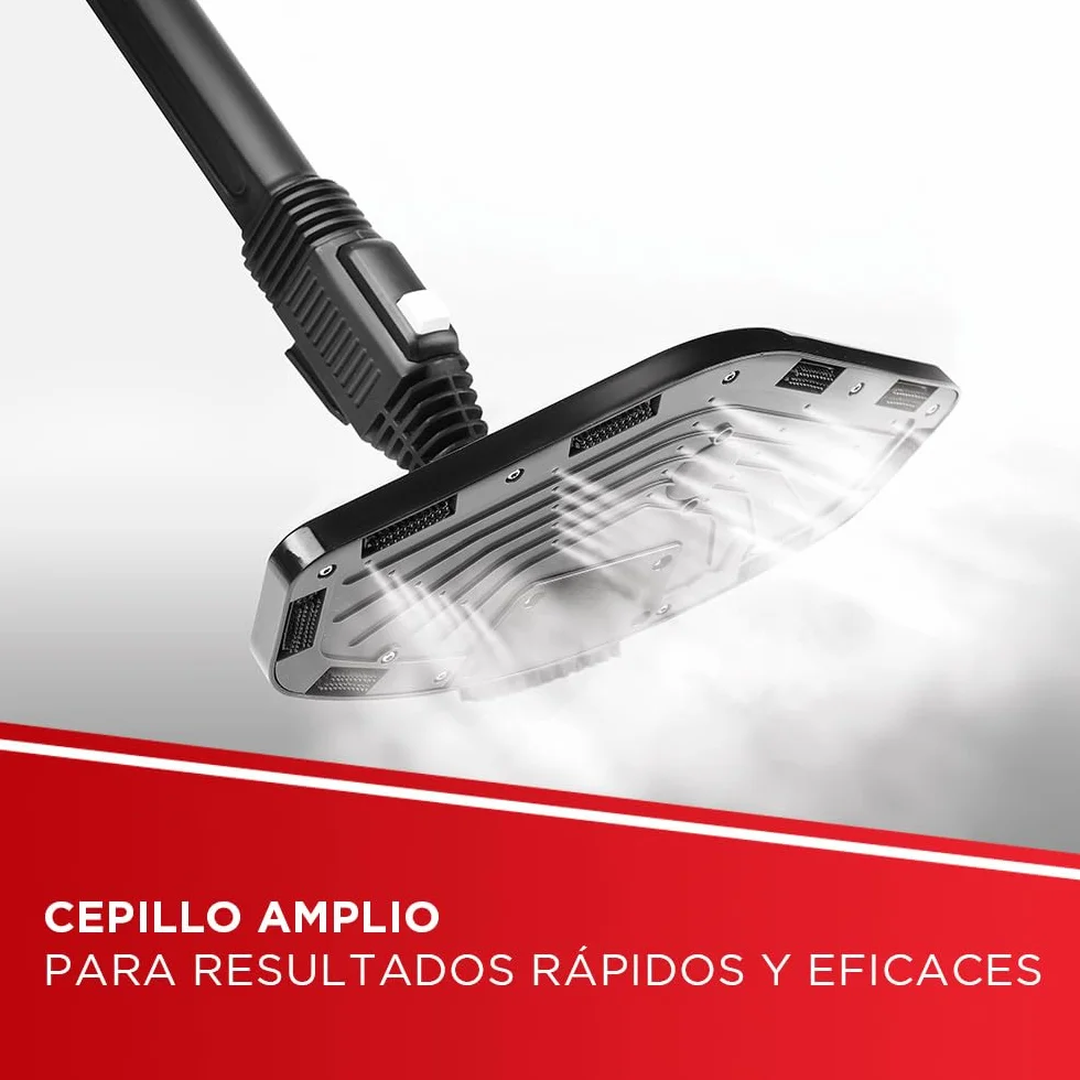 Polti Vaporetto Smart 120 Limpiador a Vapor 4 Bar 1500 W Depósito 2 L Calentamiento 2 Min 14 Accesorios Blanco/Negro