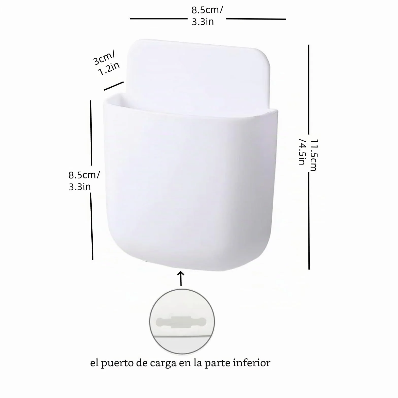 4 Piezas Soporte Mando Aire Acondicionado Soporte Pared Organizador A Distancia Mandos TV De Caja De Teléfono Adhesivo Caja Almacenamiento Pared