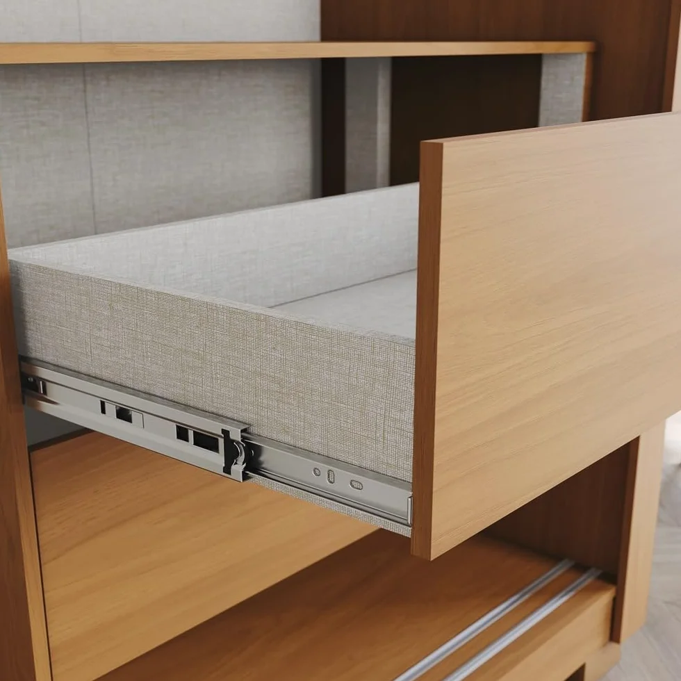 Armario Puertas Correderas Genius - Natural Roble Canela