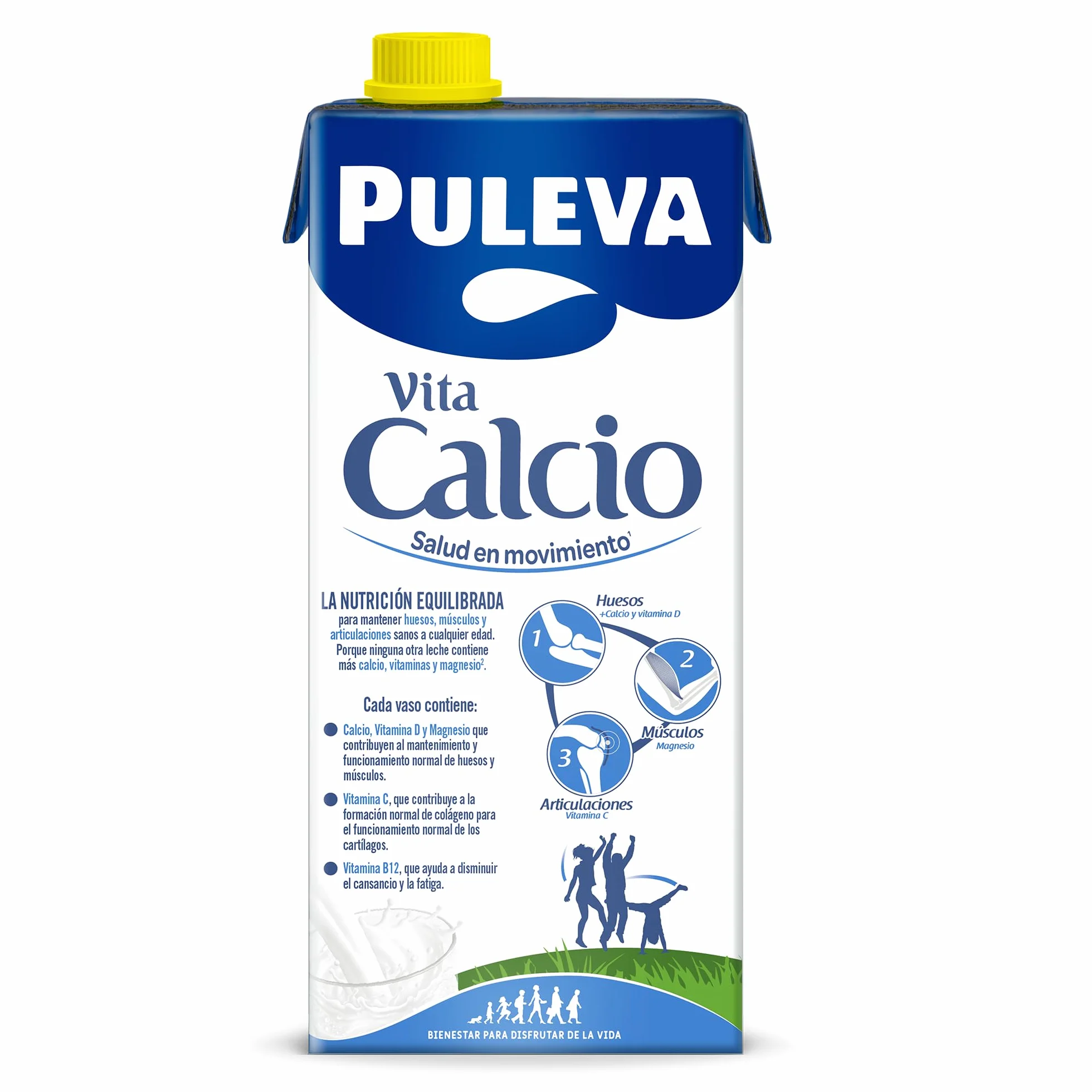 Puleva Calcio Leche Entera Pack 6 x 1Lt
