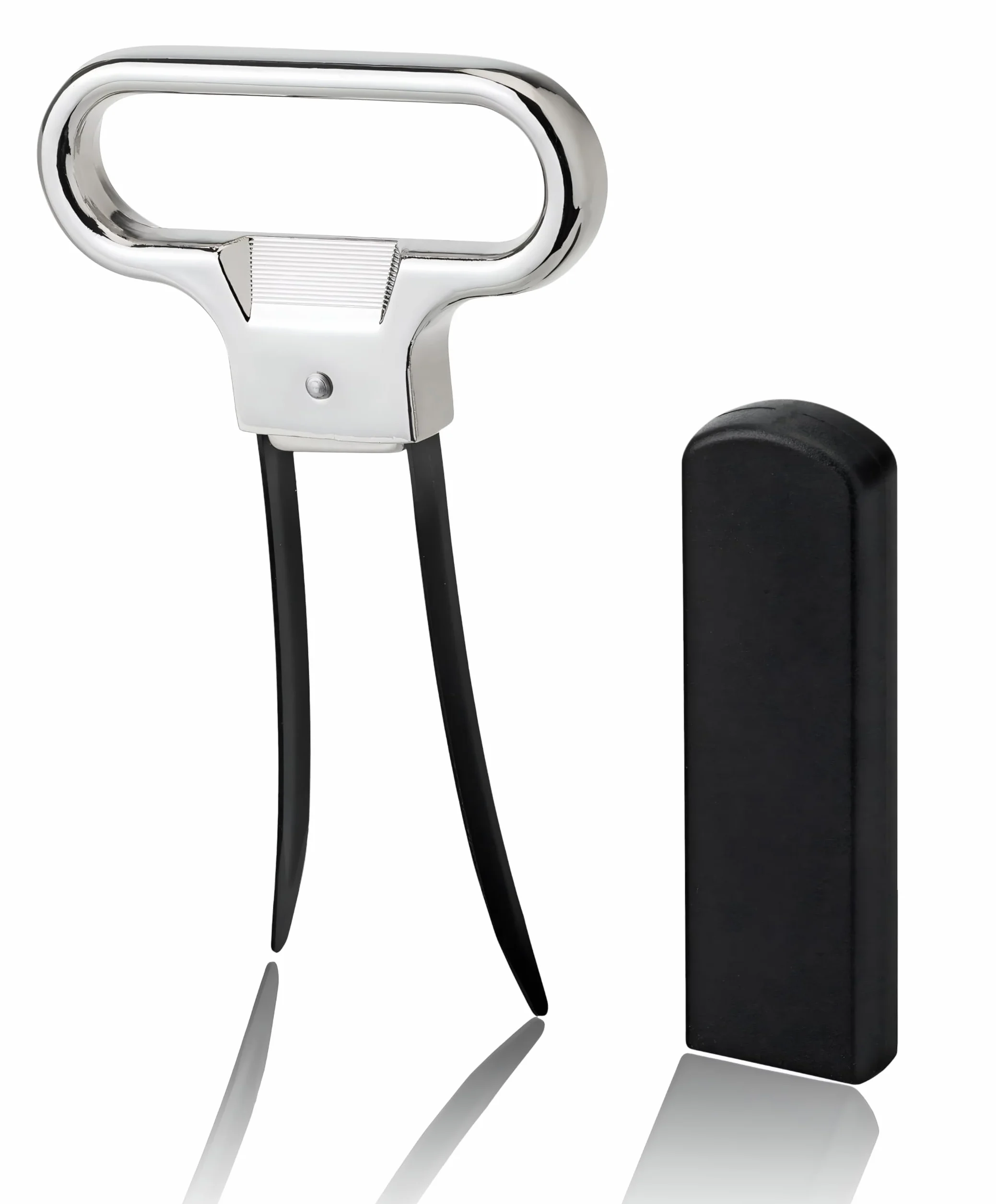 Tirador de corcho acero inoxidable con funda rígida ABS 6,5 x 11 cm 63 g
