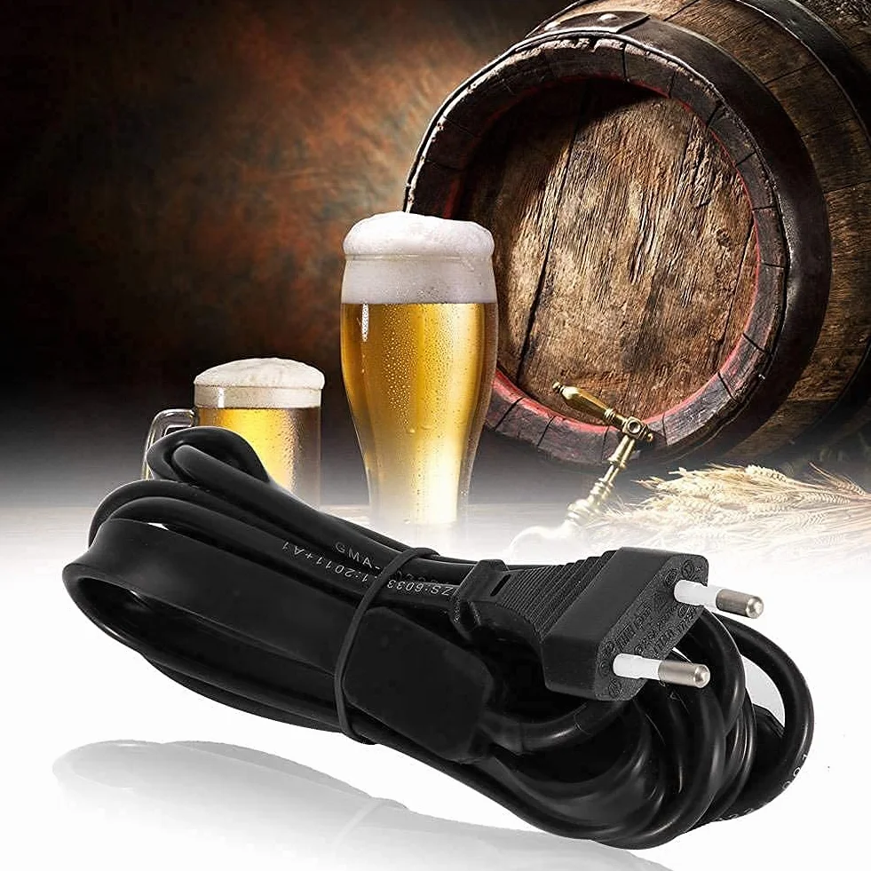 Jeffergarden Homebrew Fermentación Cinturón de calefacción Pad con Cerveza Vino Kombucha Caliente Líquido Adhesivo Termómetro Stick UE Plug 220V-250V