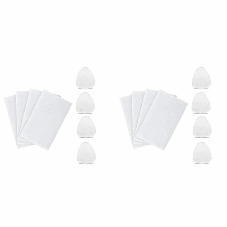 2 Juegos de Almohadillas de Repuesto for trapeador Mop Pad S3101 S7326 7688ANB 7688ANW Almohadilla de trapeador for Limpieza de Pisos