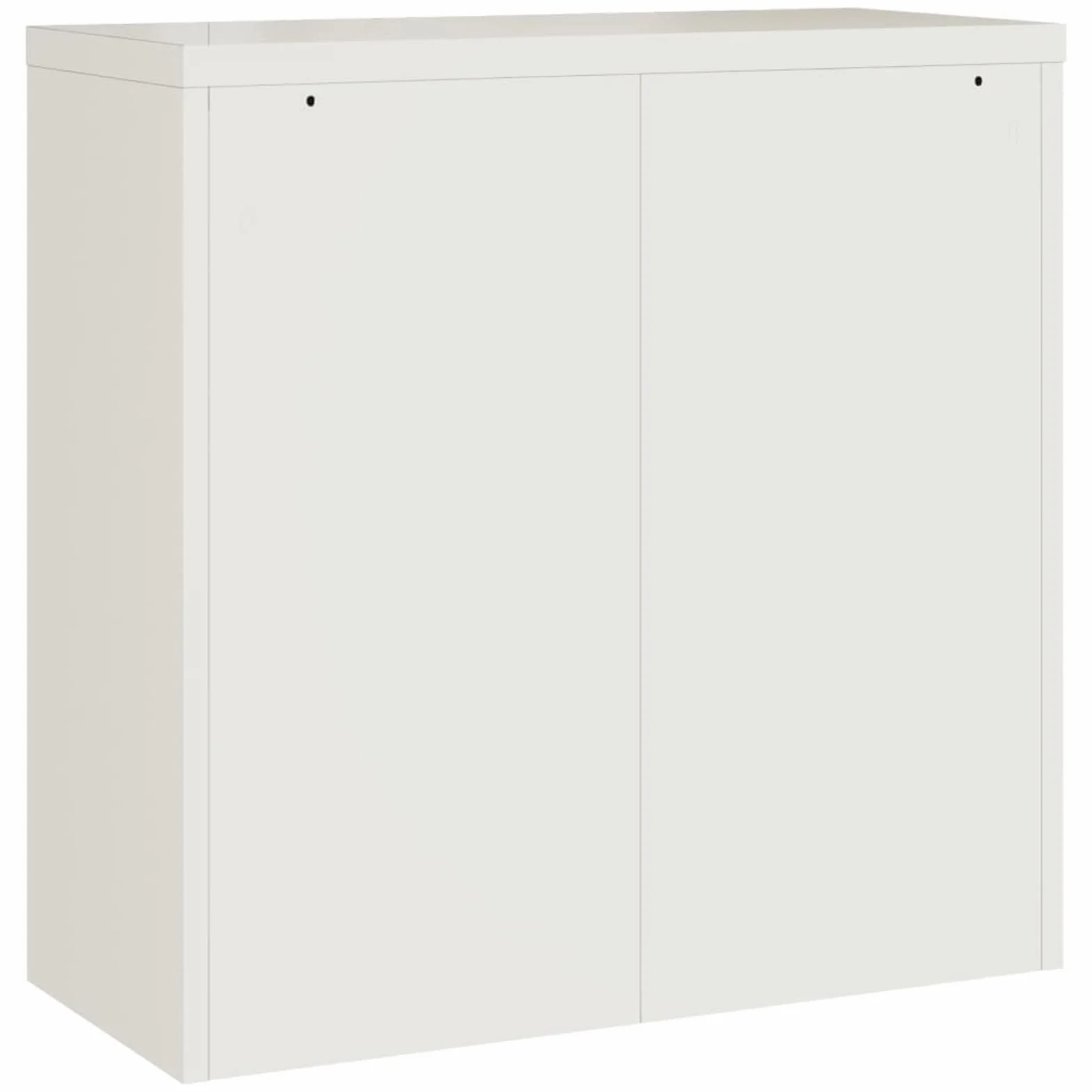 Armario archivador de Acero Muebles Oficina Armario archivador Oficina Mueble archivador Blanco 90x40x90 cm