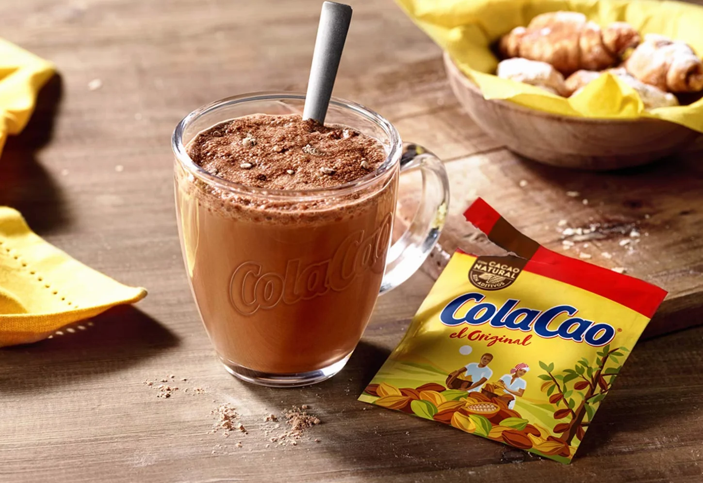 ColaCao Original Cacao Soluble Natural sin Aditivos 50 sobres 900g