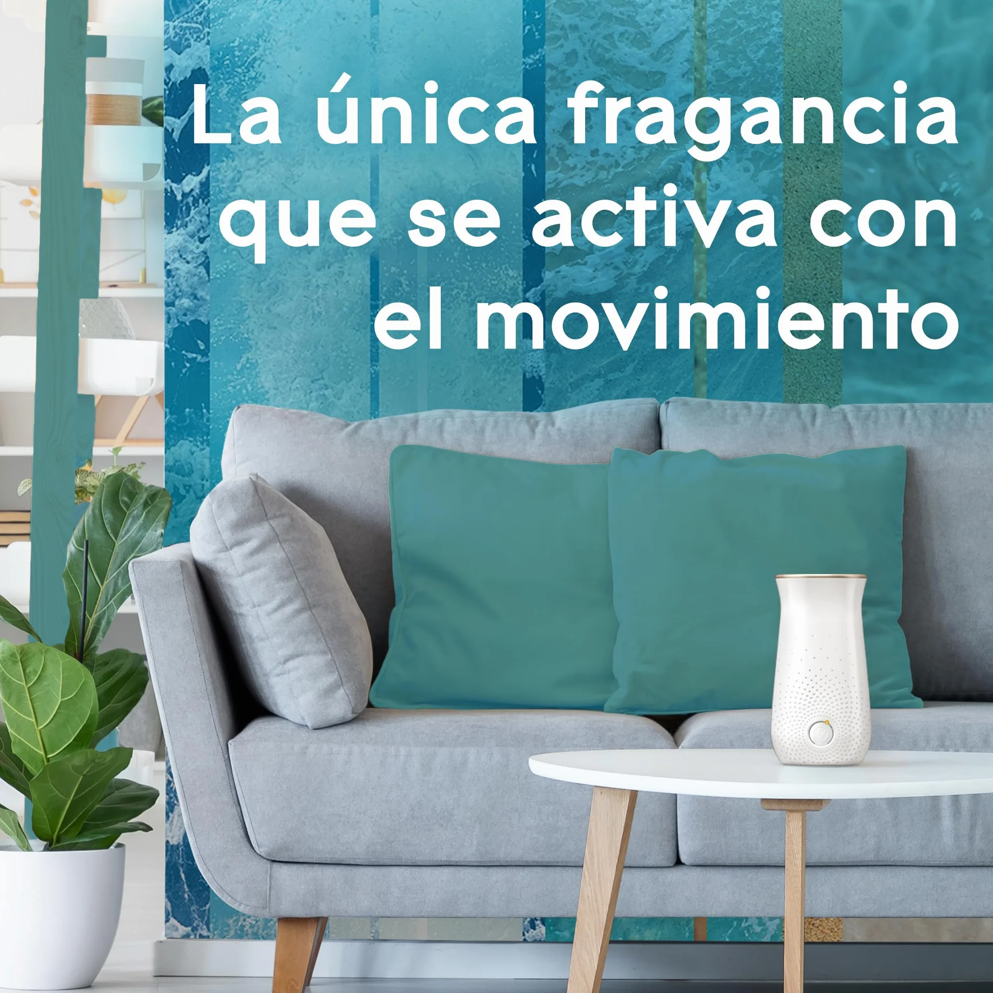 Glade Ambientador Autómatico Sense & Spray Relaxing Zen, Sensor de Movimiento, 120 Días, Aceites Esenciales, Pack 2 Recambios