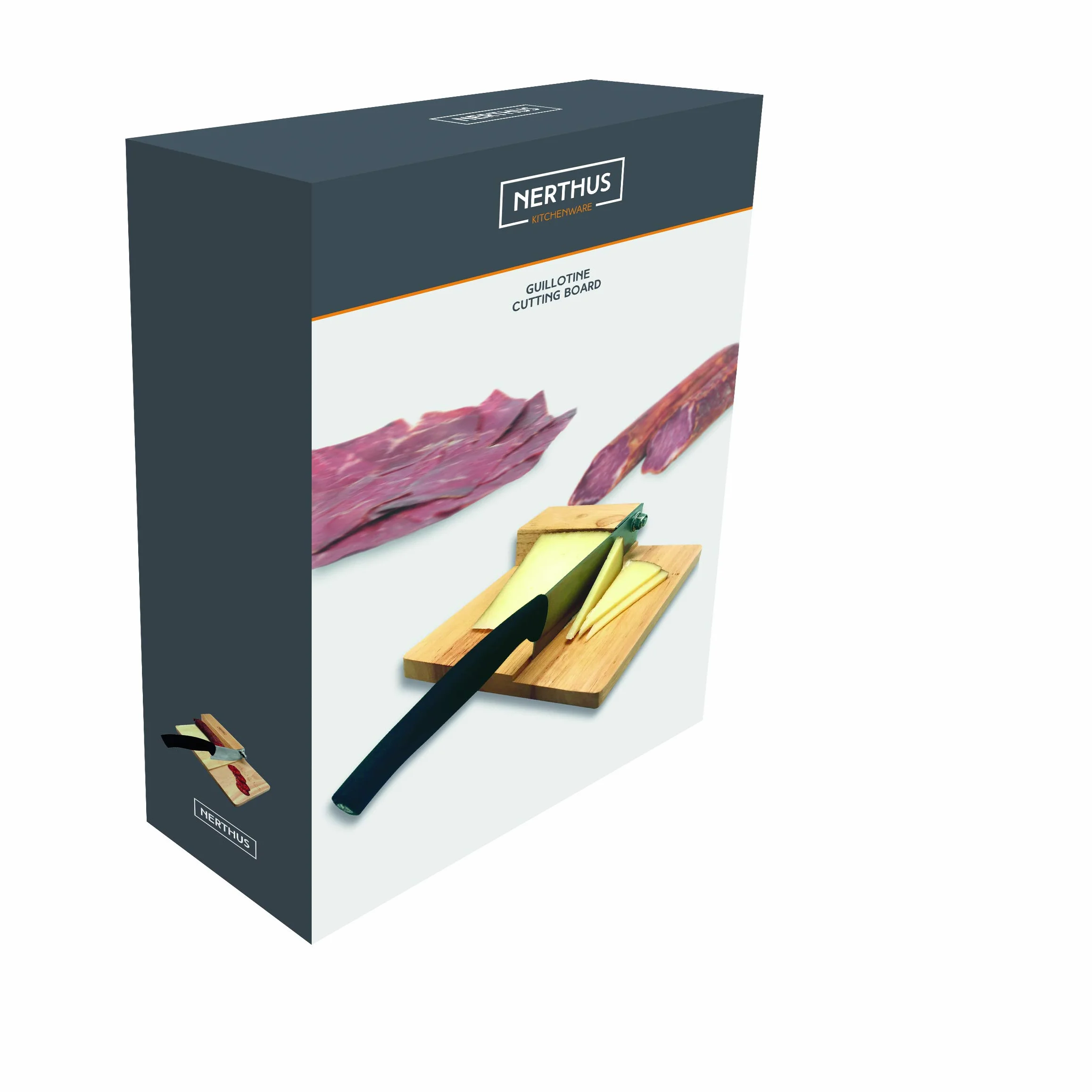 NERTHUS FIH 102 Guillotina y Tabla de Corte para Queso, Embutidos, Frutas y Verduras
