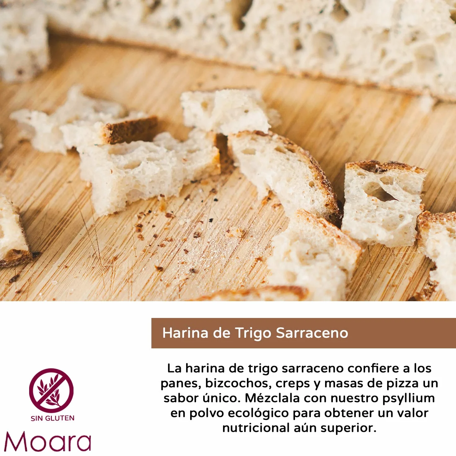Harina de trigo sarraceno ecológica sin gluten - Harina sarracena BIO
