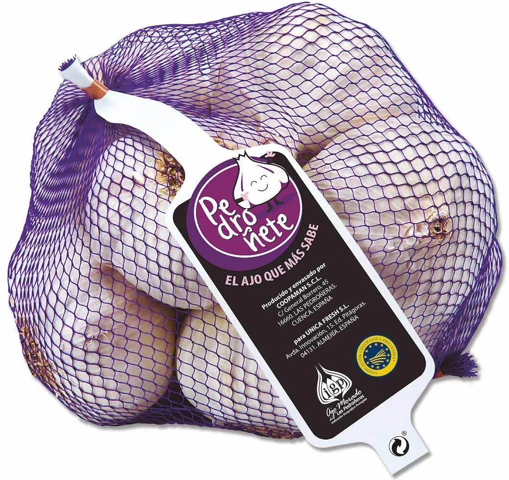Ajo Morado Español de Las Pedroñeras 1 Kg