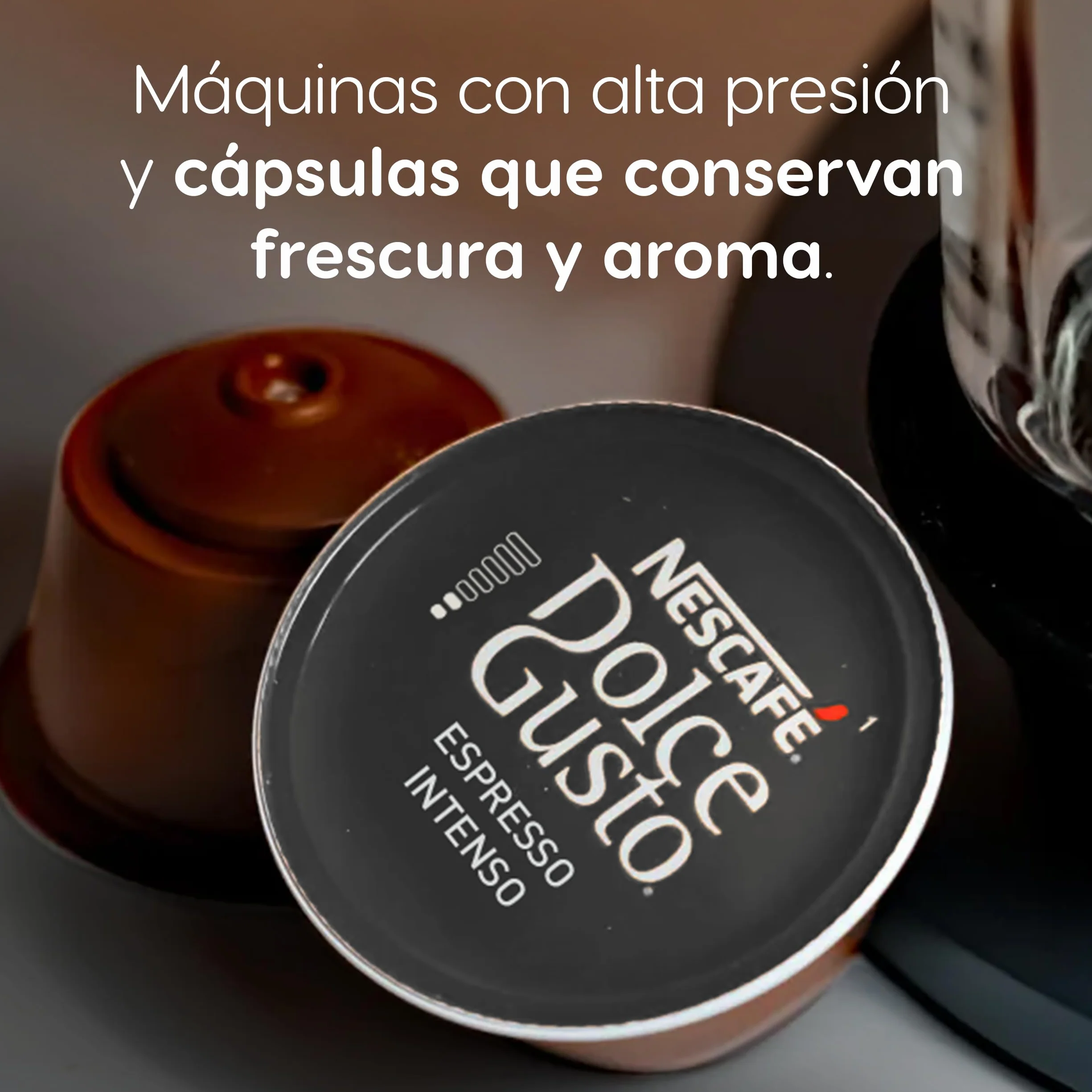 NESCAFÉ Dolce Gusto Espresso Intenso Cápsulas de Café 90 Cápsulas Intensidad 7 Originales