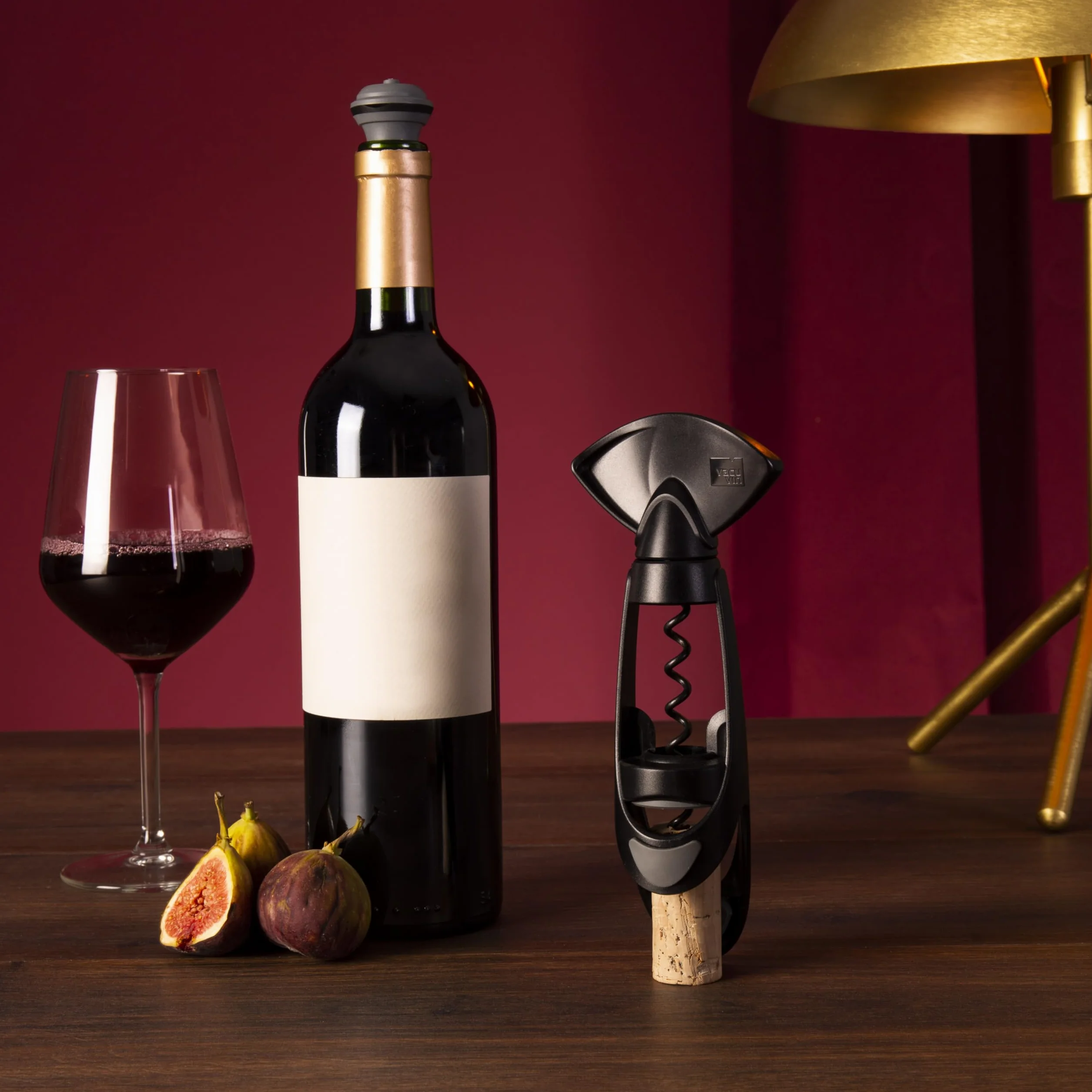 Vacu Vin Twister Sacacorchos en Estuche Negro