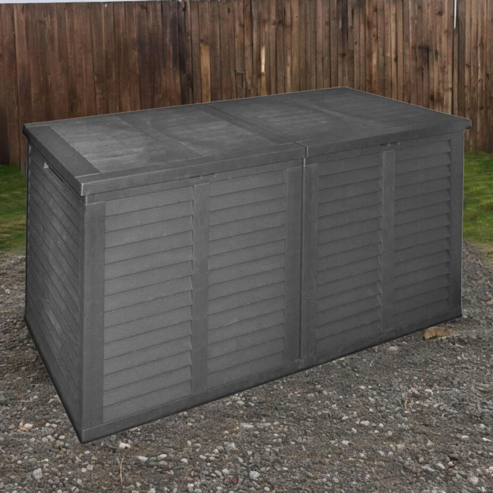 WELL HOME MOBILIARIO & DECORACIÓN Baul almacenaje para jardin XXL 750L - 155x66x80cm