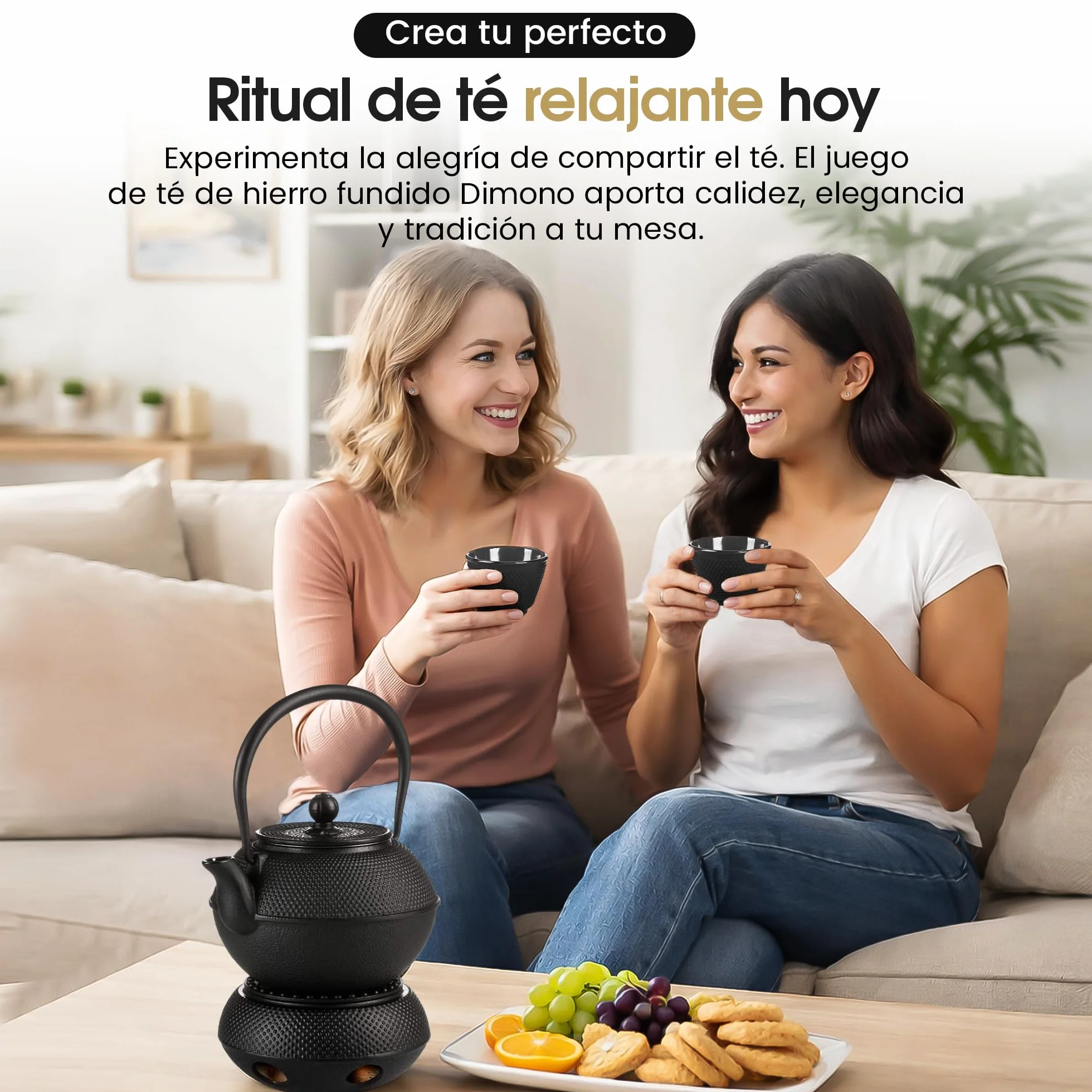 Dimono® hierro fundido de Asia tetera de jarra de hierro tradicional