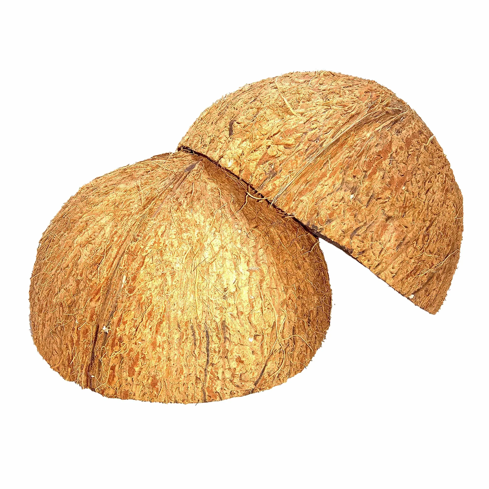 Mitades de cáscara de coco Lakpura 2 piezas