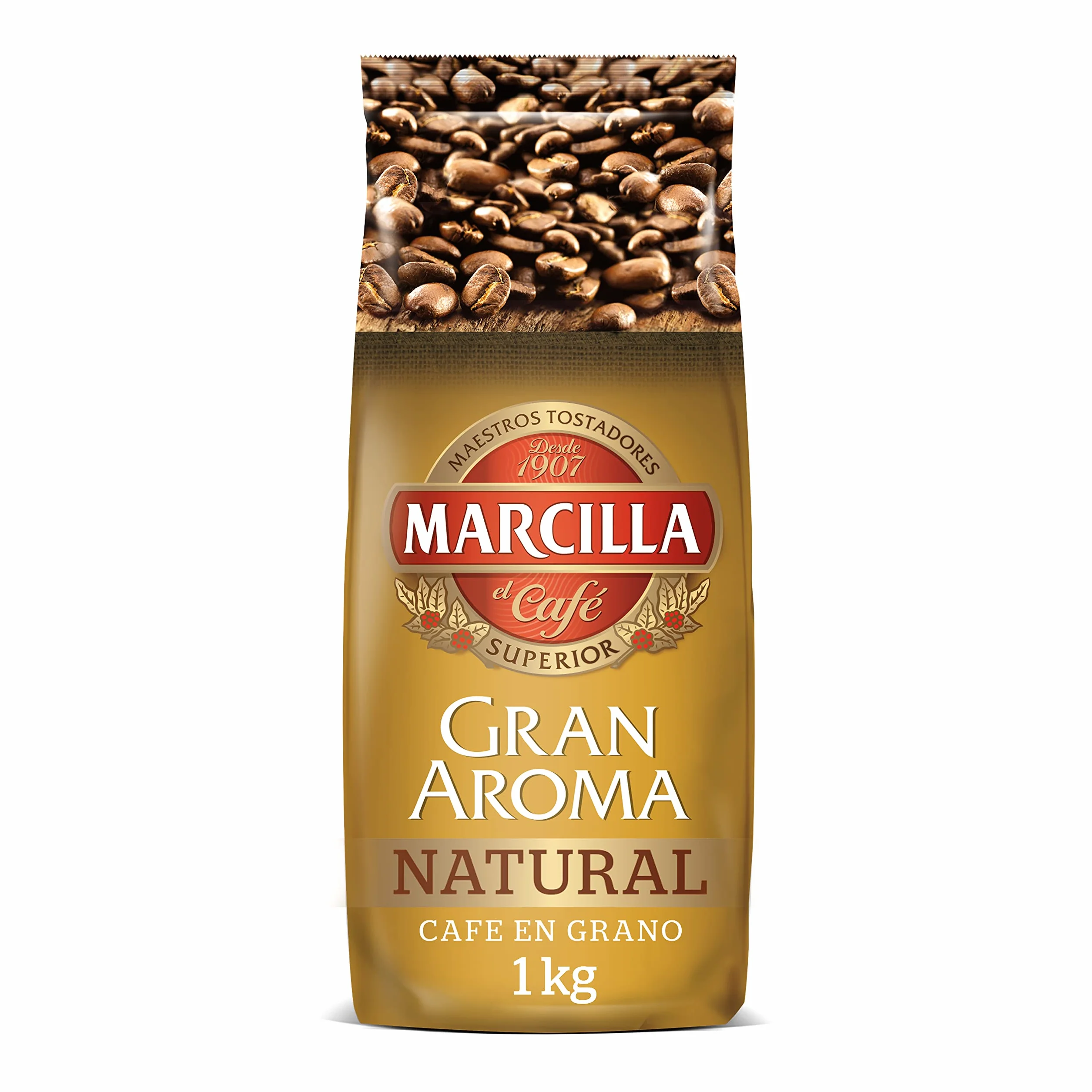 Marcilla Café Grano Gran Aroma Natural 1000g