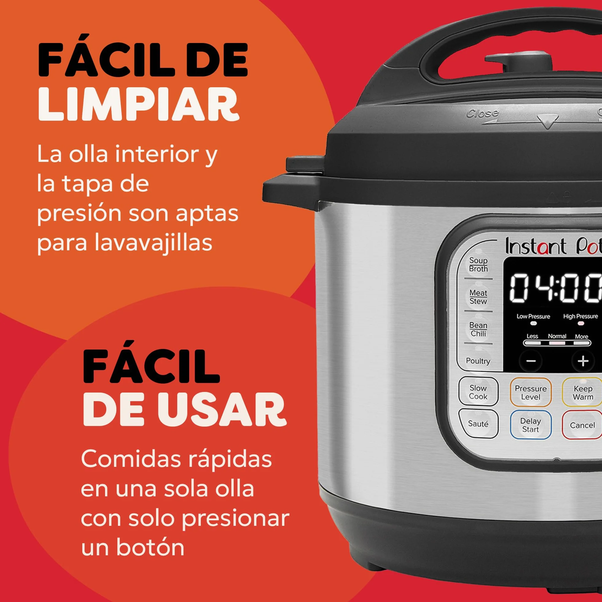 Instant Pot Duo 7 en 1 Olla multifunción 5,7 L Acero inoxidable cepillado