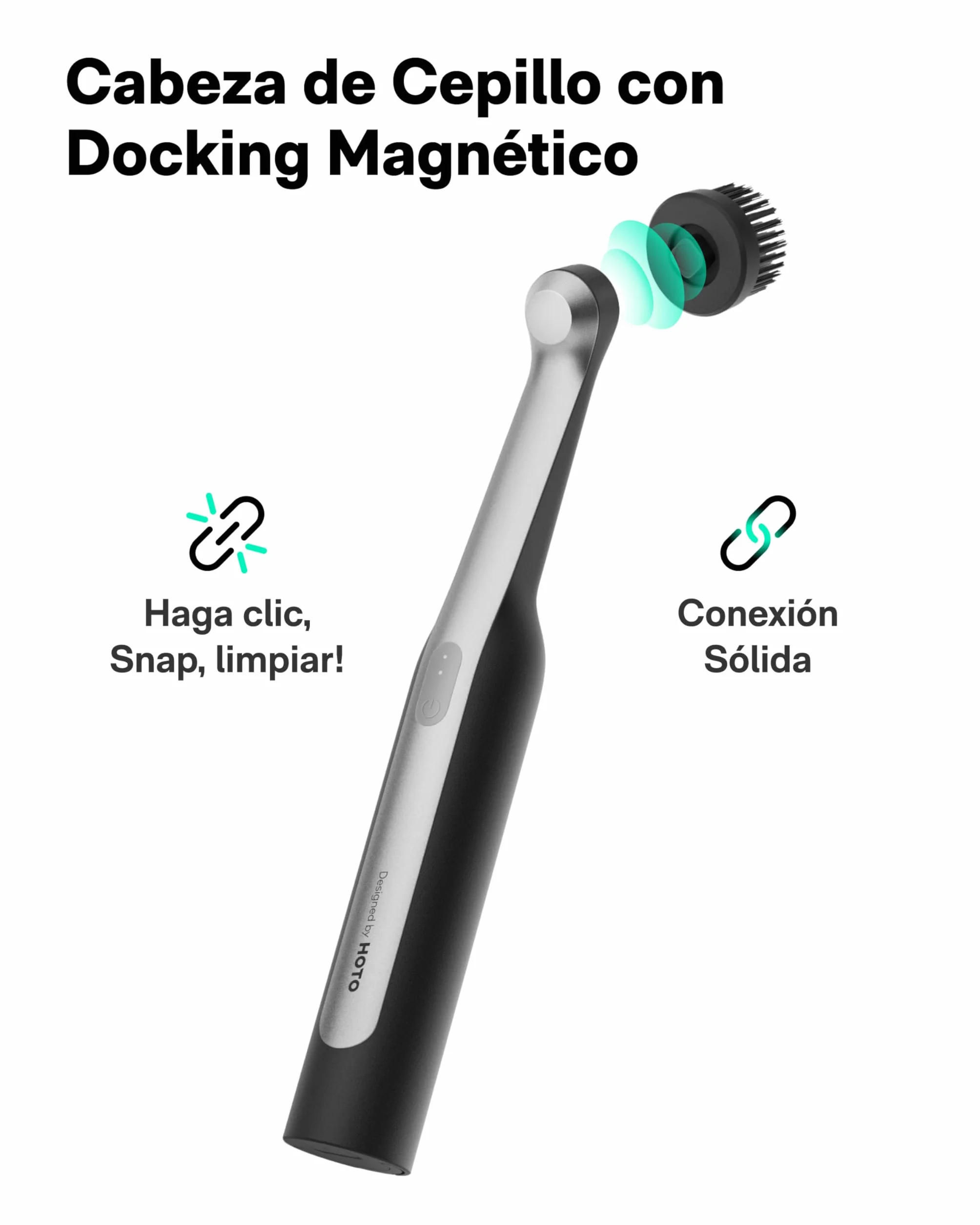 HOTO Wand™ Cepillos Limpieza Hogar Eléctrica, Cepillo para Limpiar Juntas Recargable con 12 Cabezas de Cepillos, IPX7 Impermeable Total Cepillo Juntas Limpieza para Baño, Cocina, Azulejos, Grietas