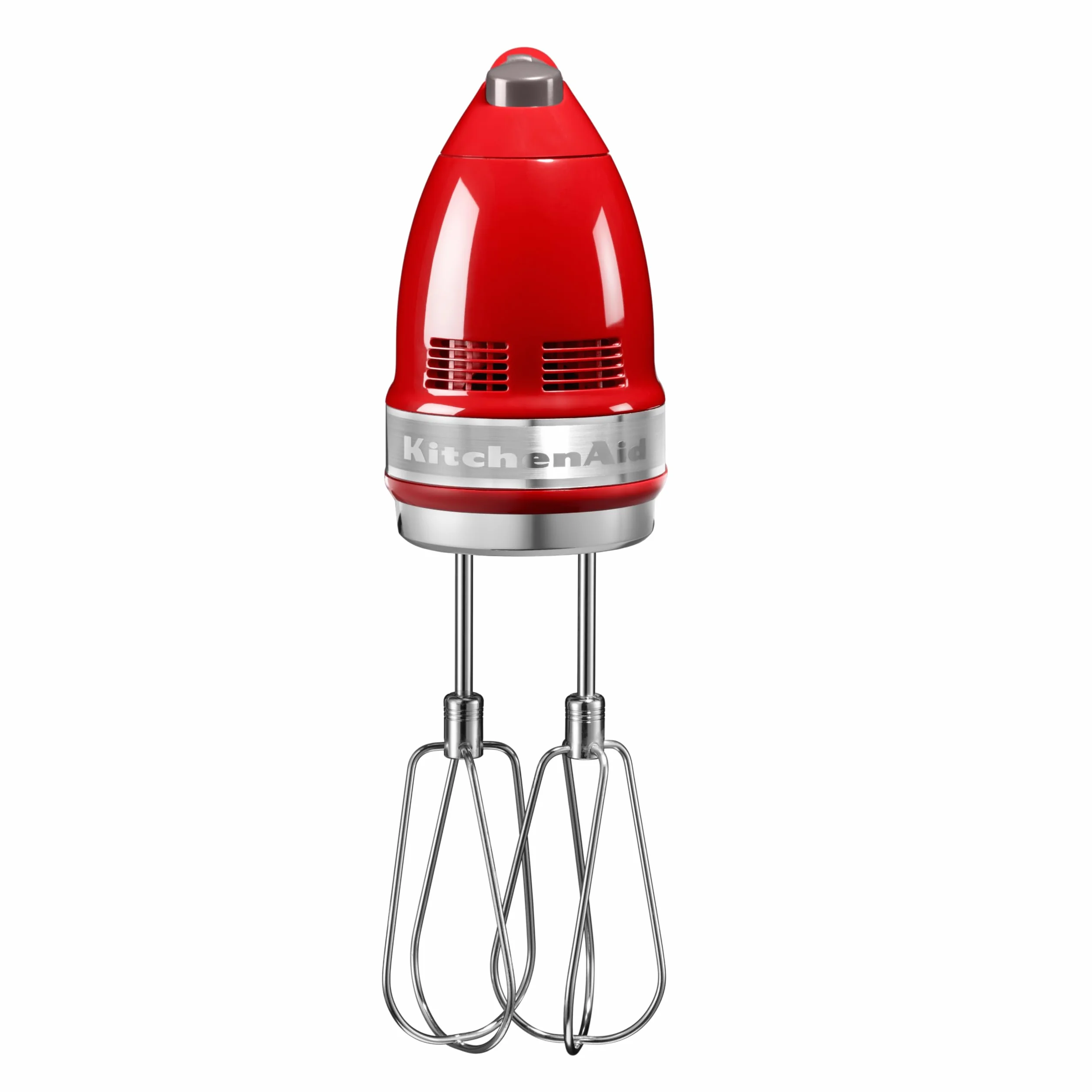 KitchenAid 5KHM9212BER Batidora de mano de 9 velocidades, potente motor CC, con 5 accesorios de acero inoxidable (batidores, batidores, ganchos de masa, varilla de mezcla) y bolsa de almacenamiento