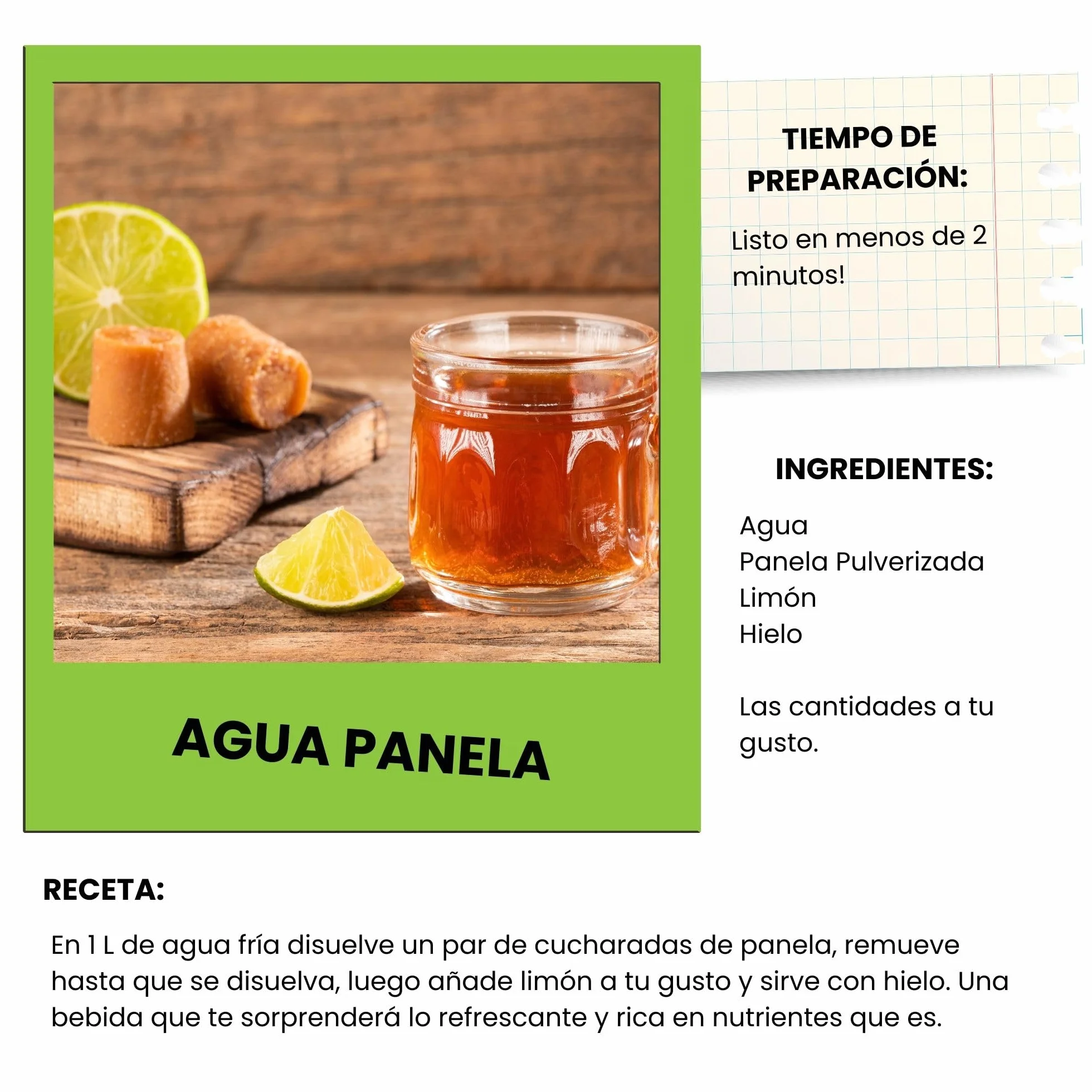 Panela Pulverizada 1 kg Rica en Vitaminas y Minerales Azúcar Integral de Caña Sin Refinar Gourmet Latino