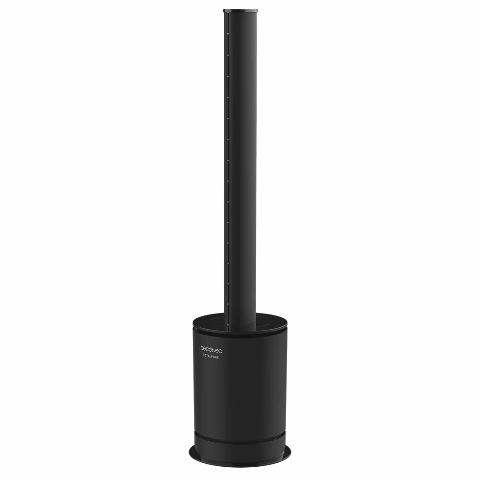 Cecotec Ventilador, Calefactor, Purificador de aire TotalPure Connected Max. Potencia calefacción 2000W, Potencia ventilación 45W, Purificador de Aire, Temporizador, Pantalla LED, 14 Velocidades, APP