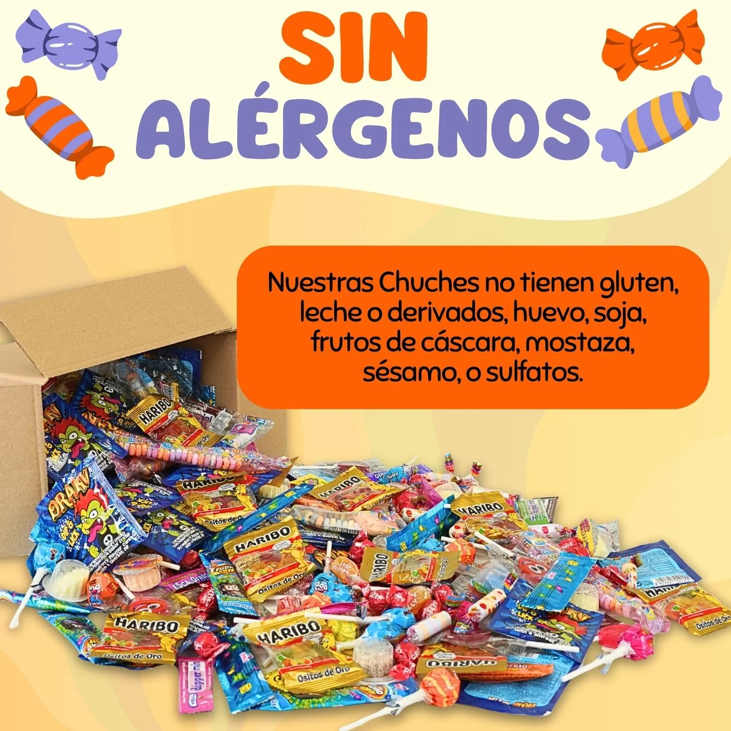 Pack de 320 Chuches Cumpleaños para Relleno Piñatas | Bolsas de Golosinas para Fiestas Infantiles