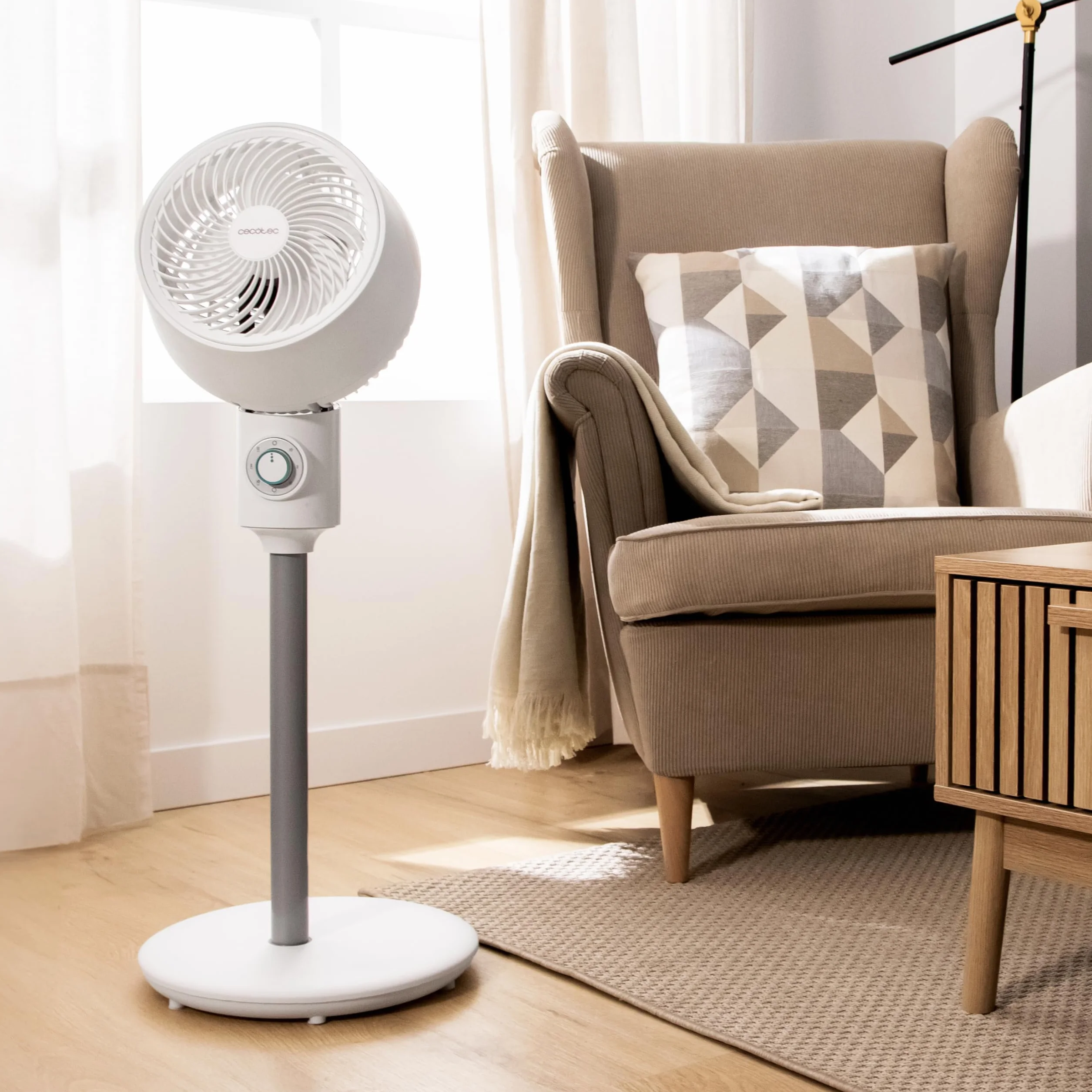 Cecotec Ventilador Circulador de Aire de Pie EnergySilence 900 Cyclone 35W 9 Pulgadas