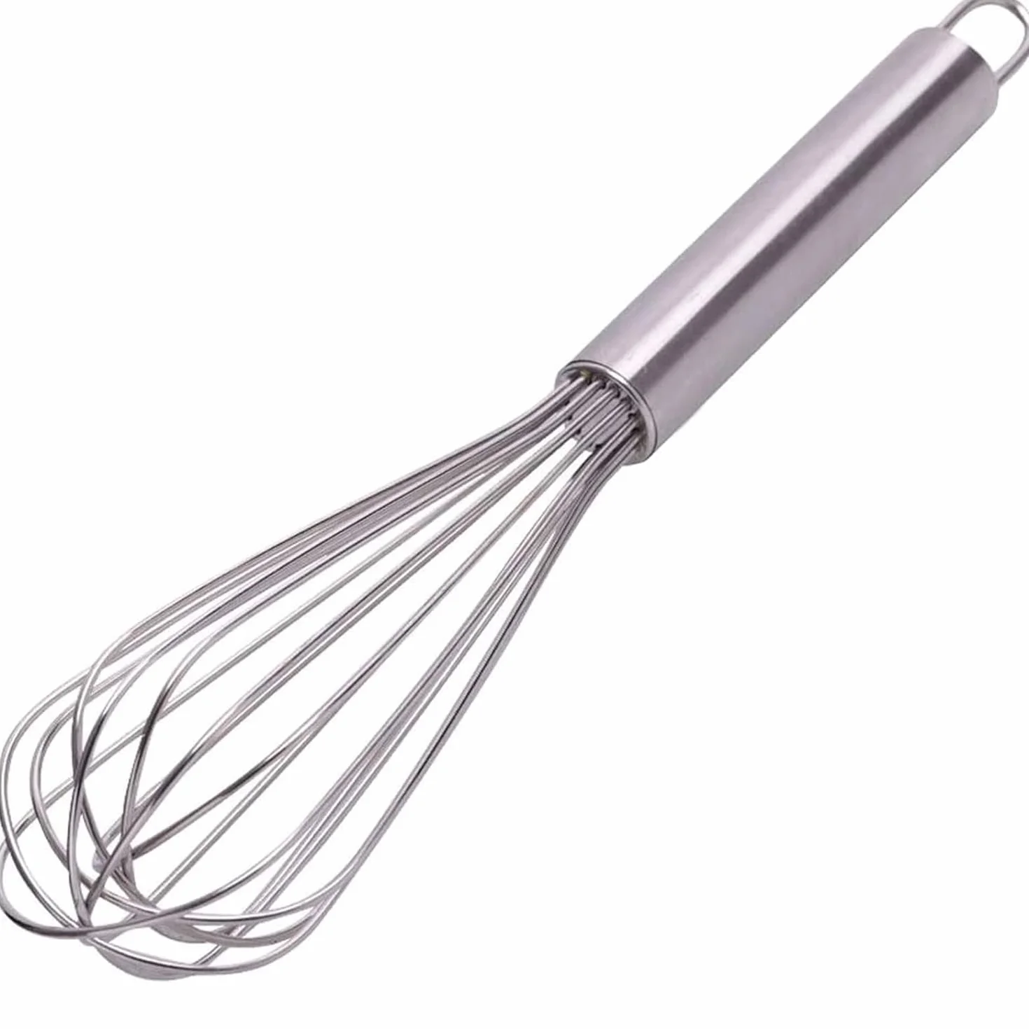 Batidor manual de acero inoxidable 20 cm para cocina