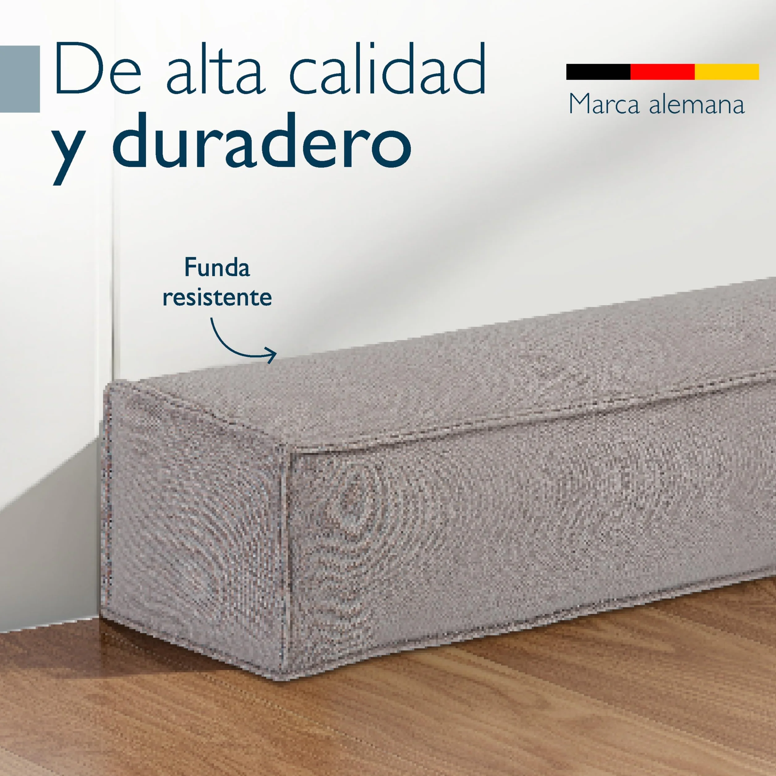 Beautissu Burlete Magnético Puerta Entrada 90 cm Gris Claro Aislante Frío