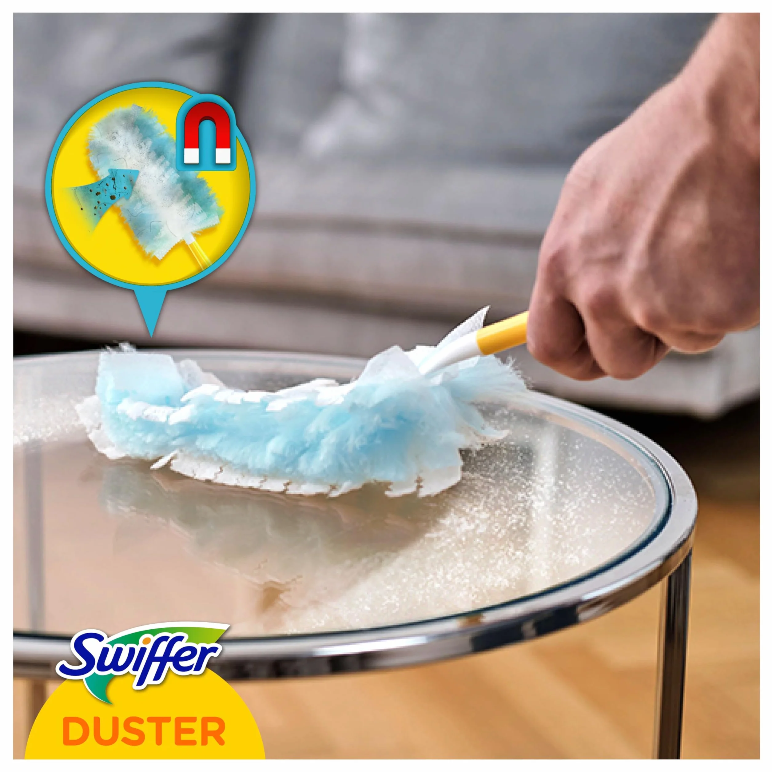 Swiffer Kit plumero XXL Duster 90 cm, 1 plumero +2 recambios