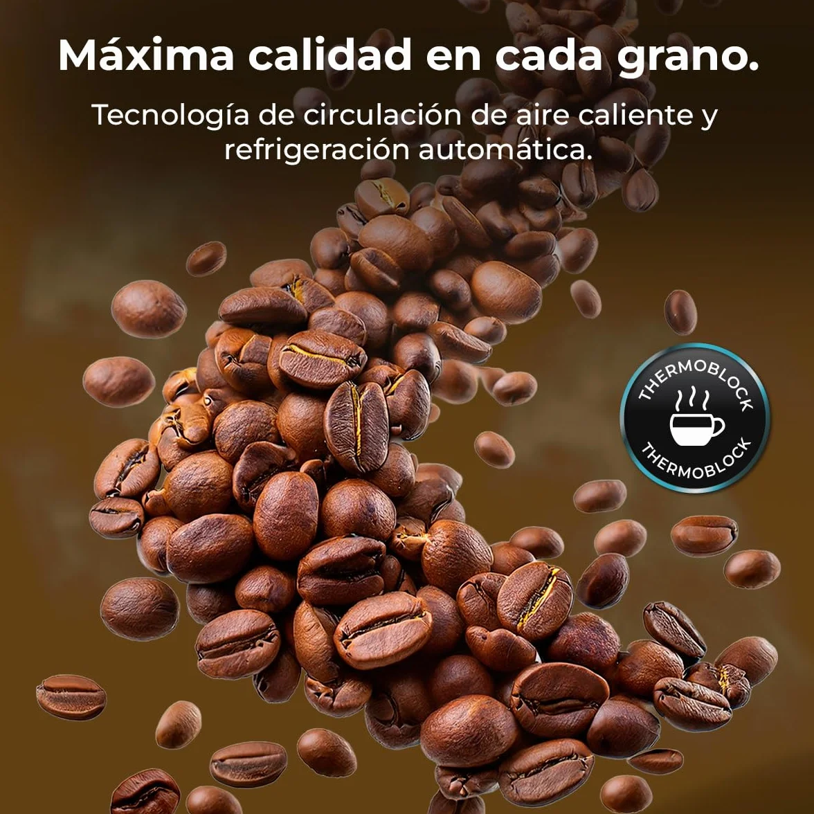 Cecotec Tostadora de Café en Grano Eléctrica Roaster Booster 1400W, Tueste Automático o Manual, Capacidad 100-150gr