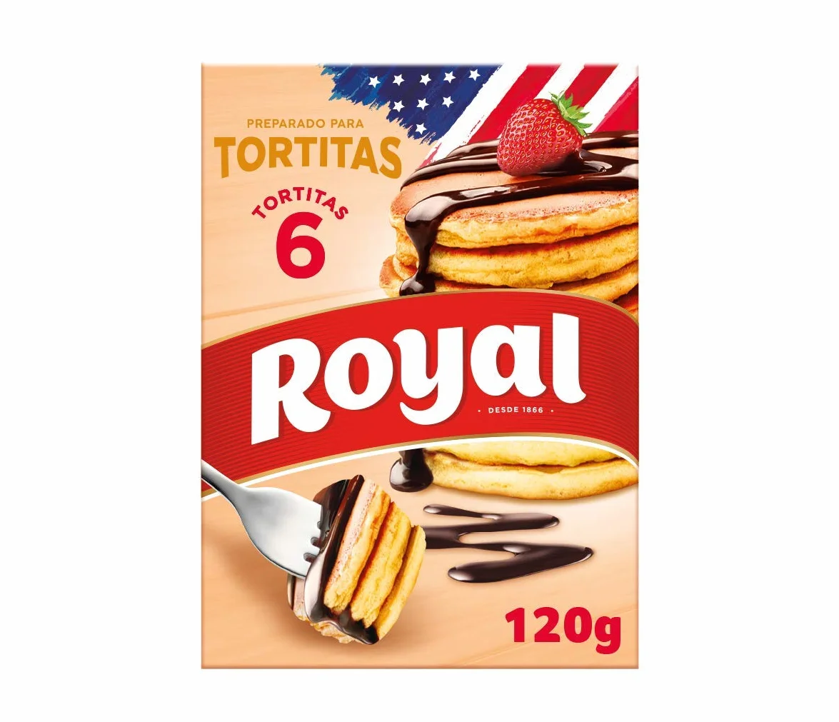 Royal Tortitas Preparado en Polvo 6 Raciones 120 g