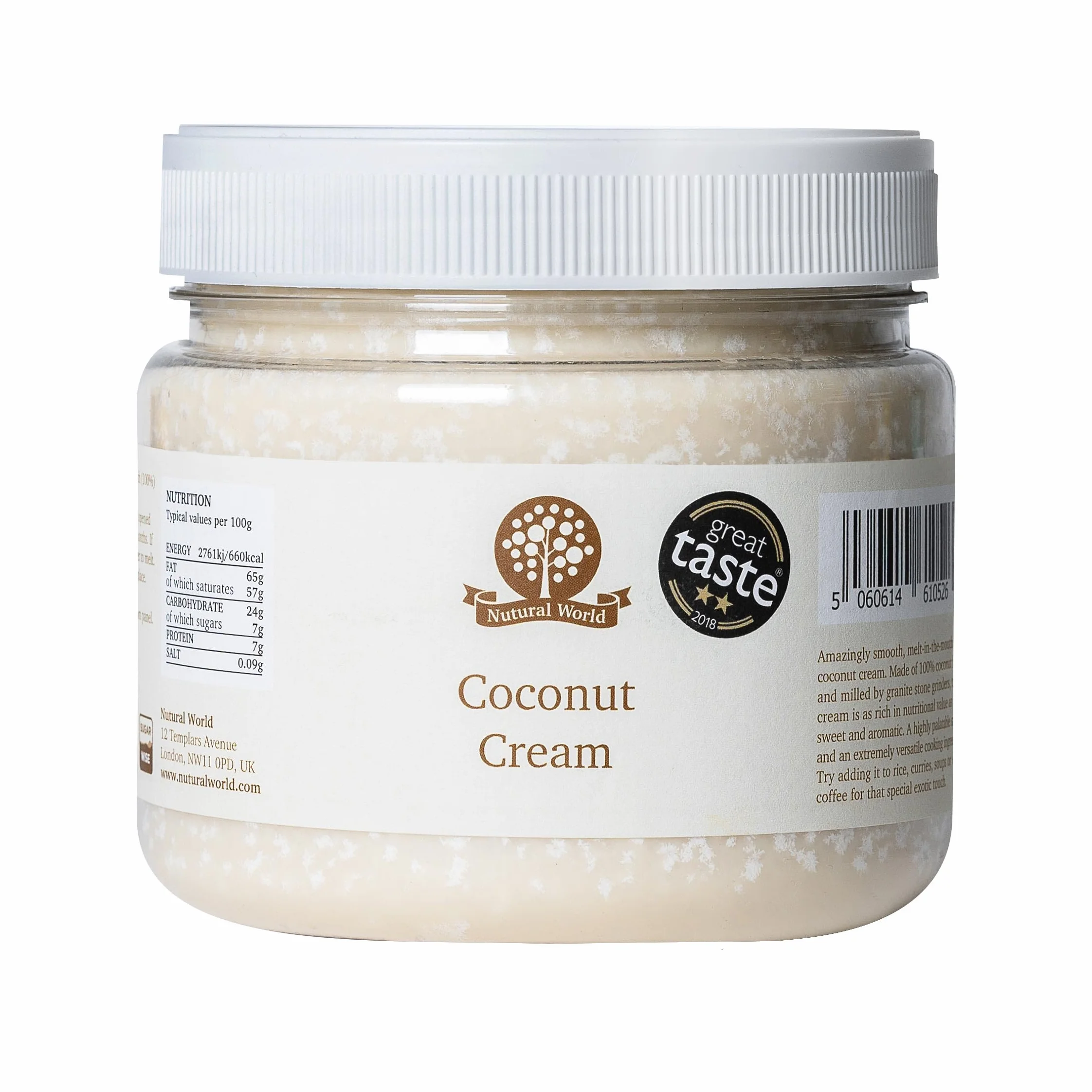 Crema de Coco Nutural World 1kg
