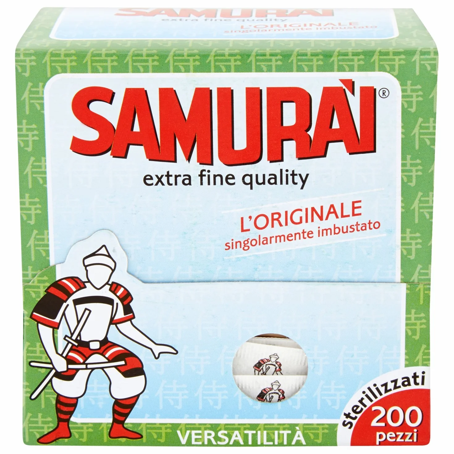 Samurai 531NB Palillo de Dientes Individualmente embalados, Madera, 6.6 x 0.2 x 0.2 cm, 200