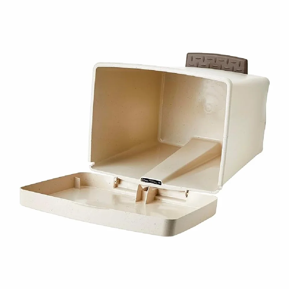 Tatay Cubo de Basura Cocina con Pedal Cubik 21L Acabado Mate Plástico Reciclado Libre de BPA 33,5x30x39 cm Ecohome