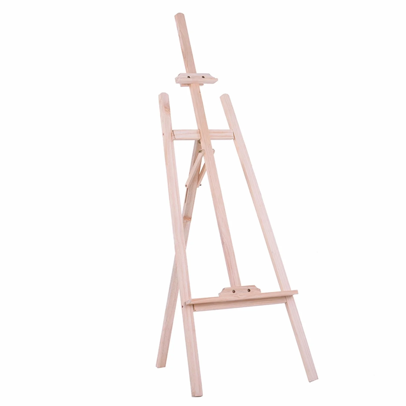 Caballete de madera para pintar | Caballete de arte resistente de 59 pulgadas para artistas | Soporte de dibujo de pino NZ para estudio/exterior/exposición | Soporte de lona ajustable