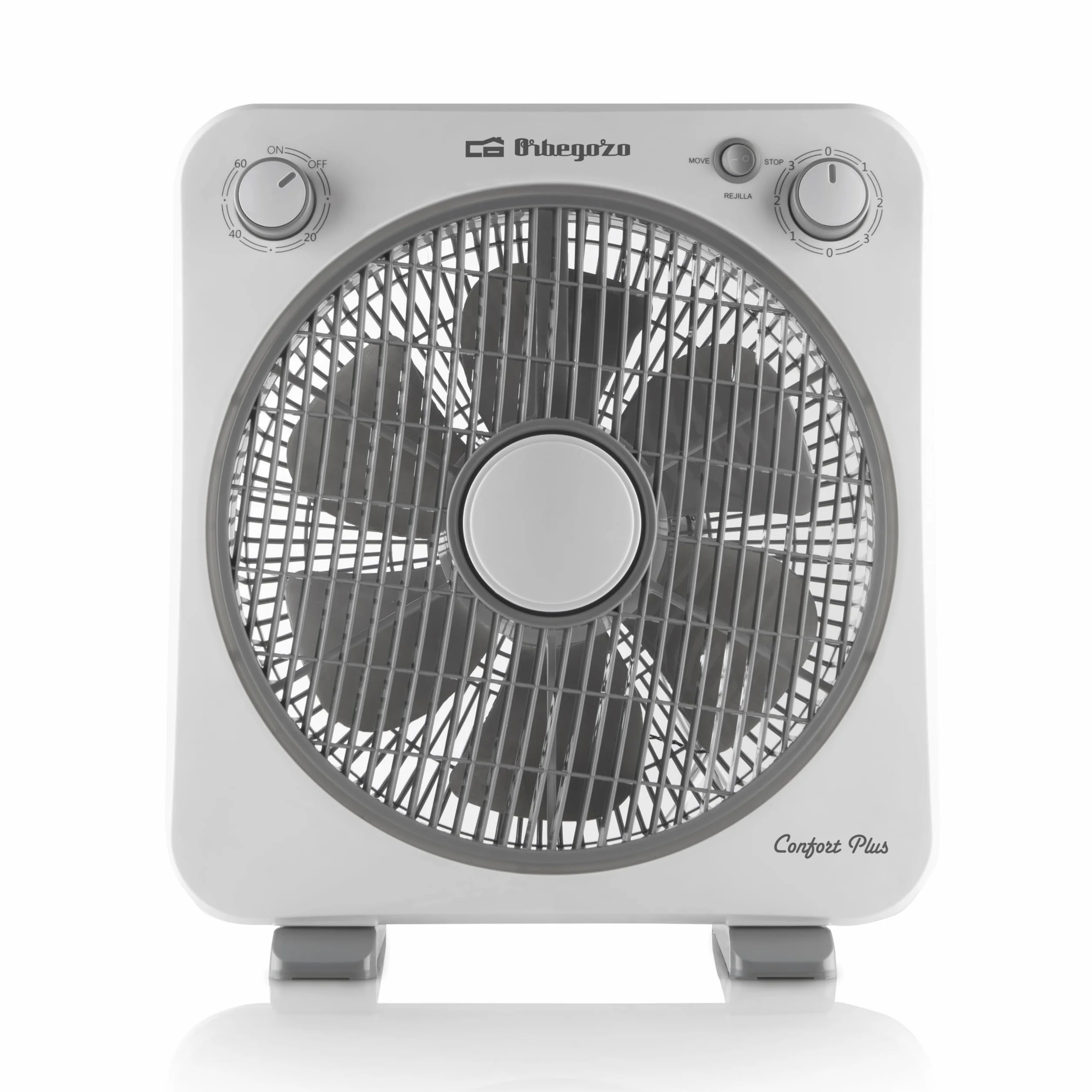 Orbegozo BF 0138 Ventilador de suelo 6 aspas 40 W 3 velocidades temporizador 60 min