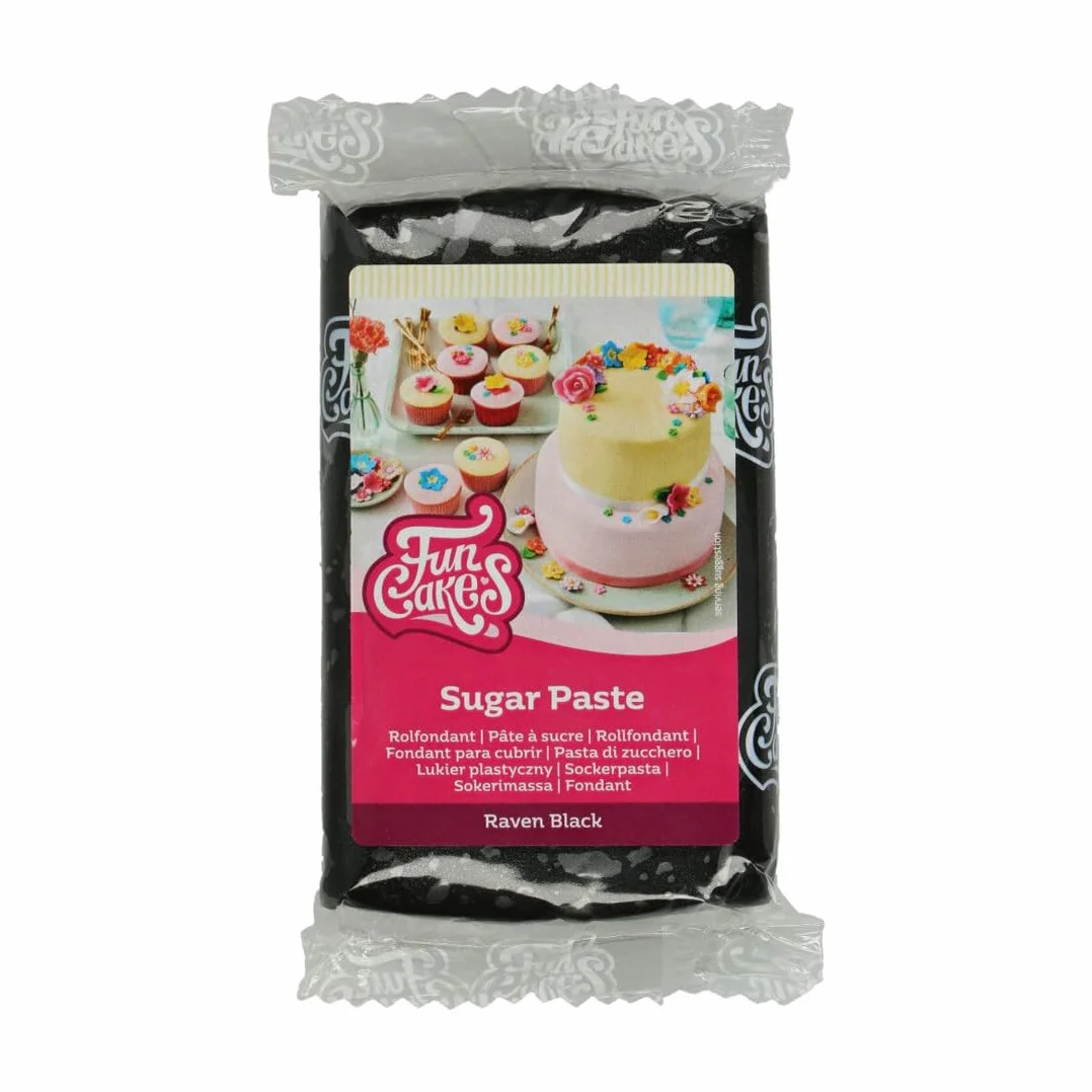 FunCakes Pasta De Azúcar Negro 250 Gramo