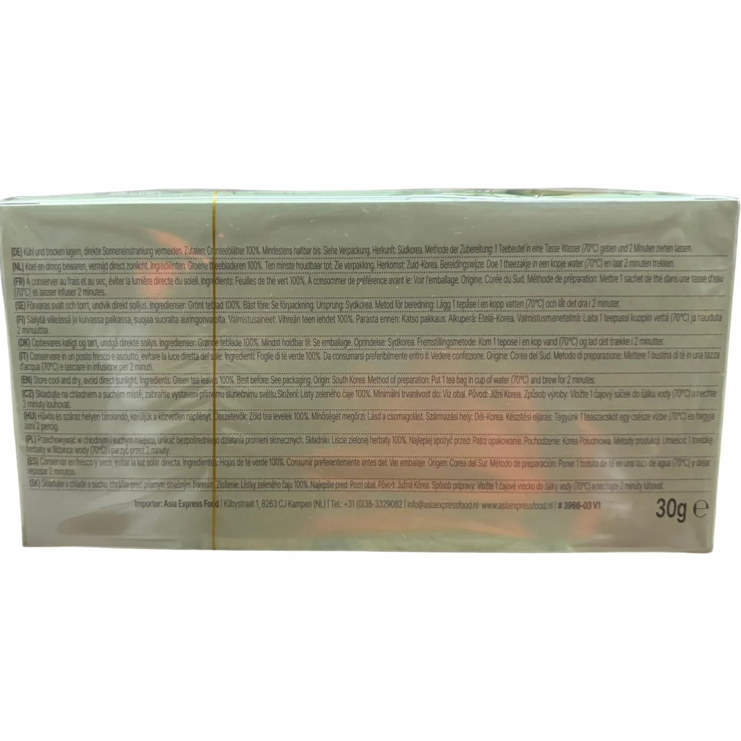 NOKCHAWON Té Verde Spring of Jeju Jaksul 30 g