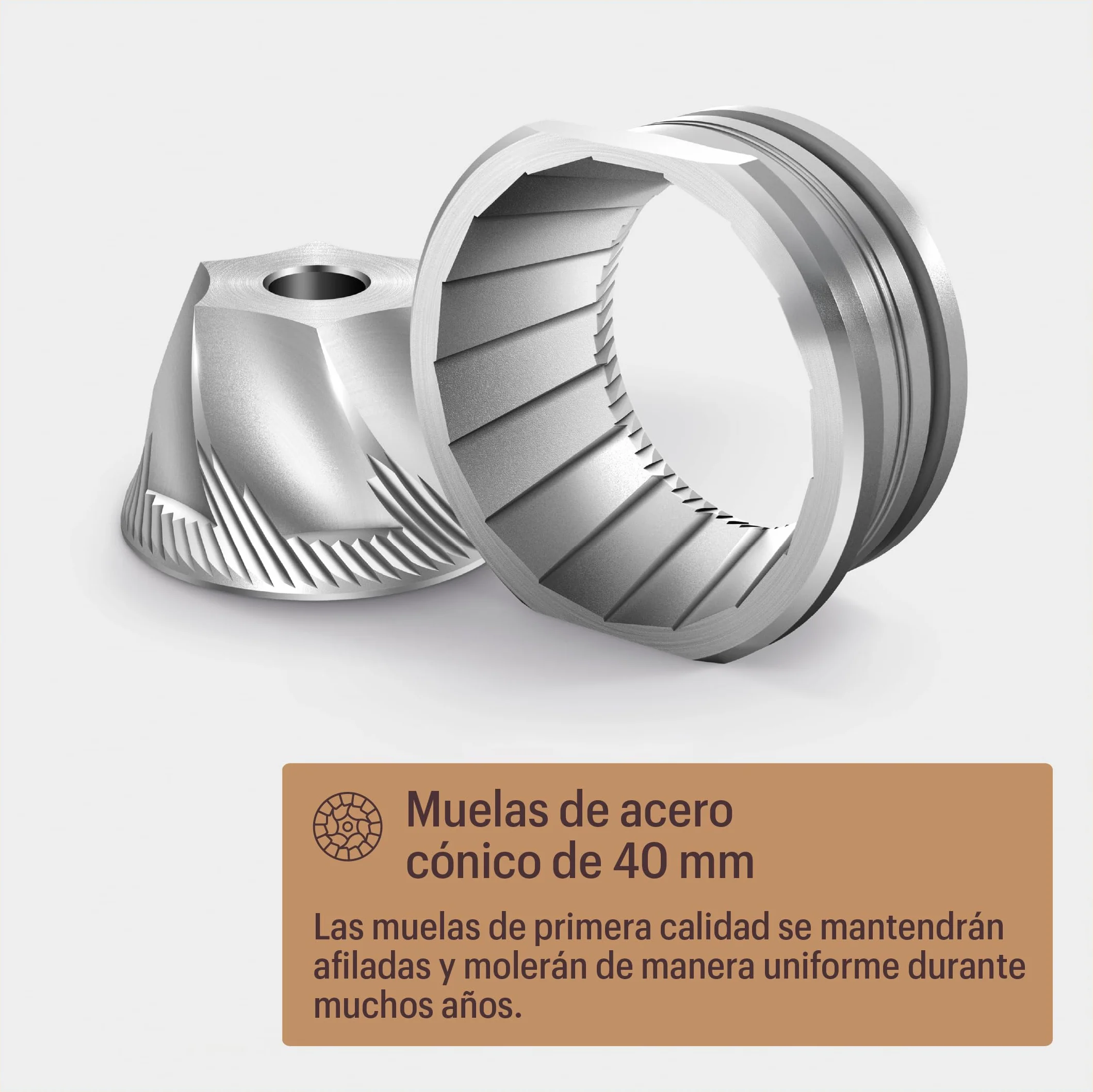 Baratza - Encore 230V Molinillo Eléctrico de Café en Grano - Coffee Grinder con 40 Ajustes, Negro