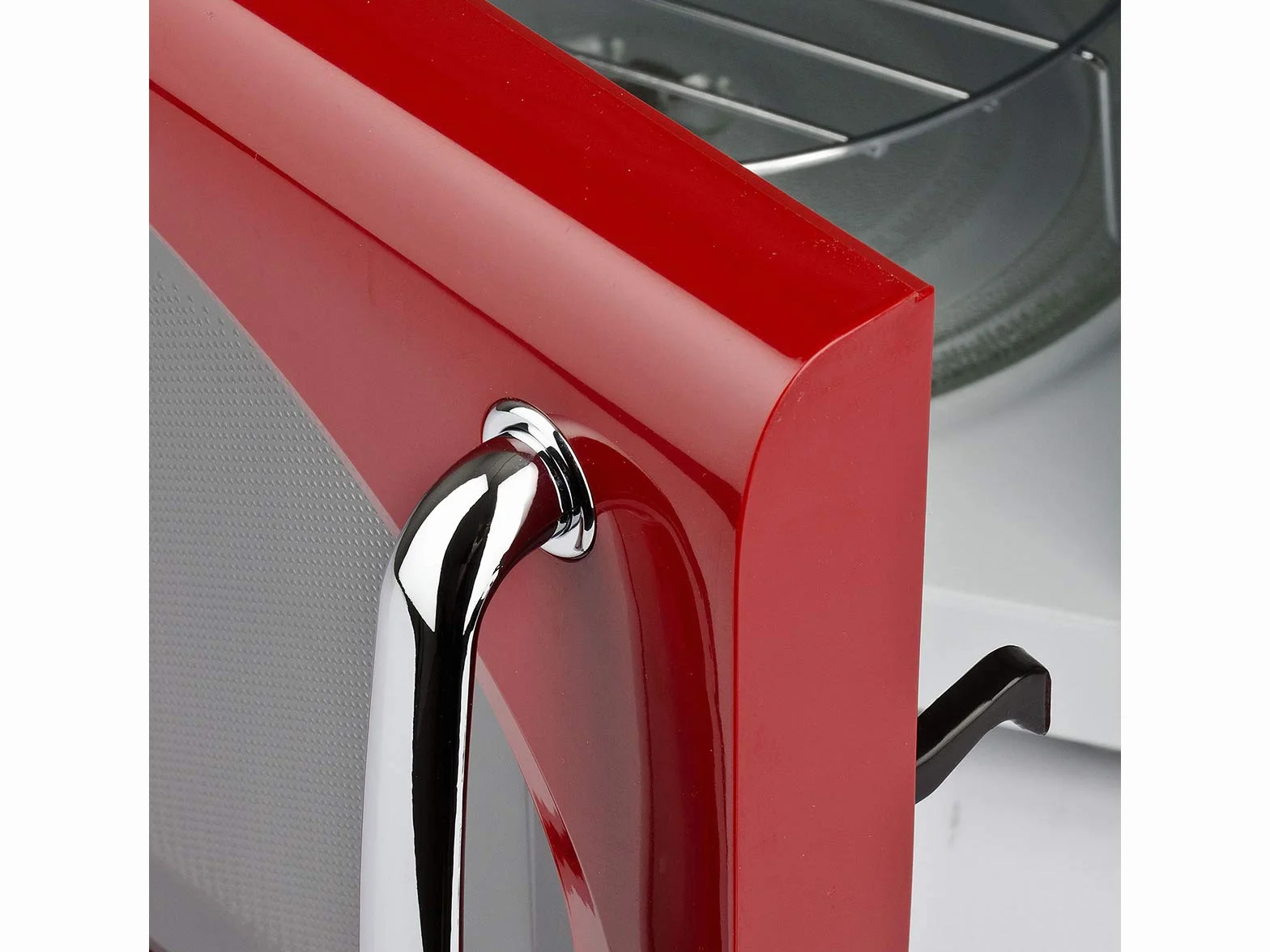 Girmi FM21 - Horno microondas combinado, diseño vintage, 20 litros, 700+800 W, rojo