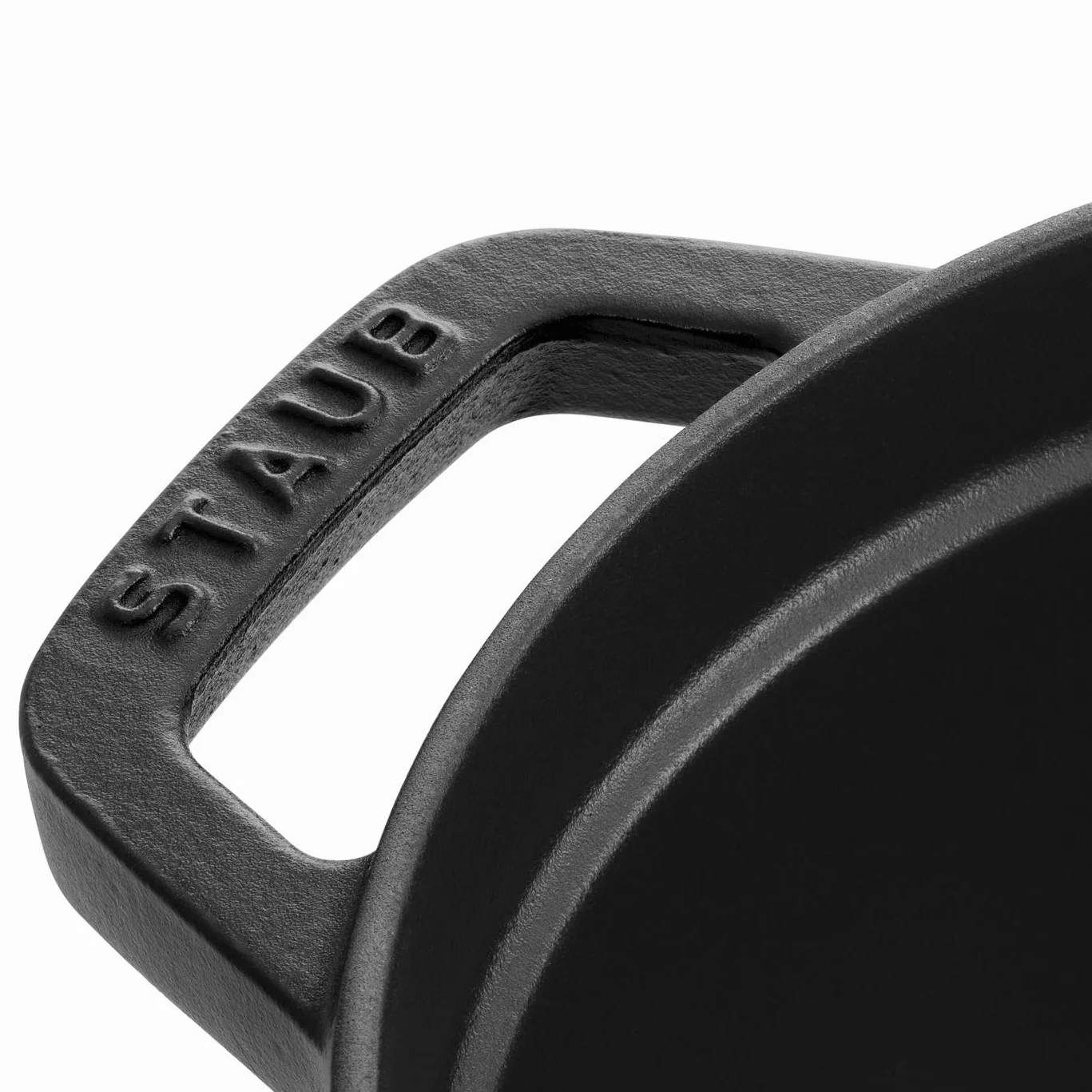 STAUB Cocotte, olla de hierro fundido, apta para todo tipo de cocinas incl. inducción, ovalada, 37 cm, 8 L, Made in France, negro