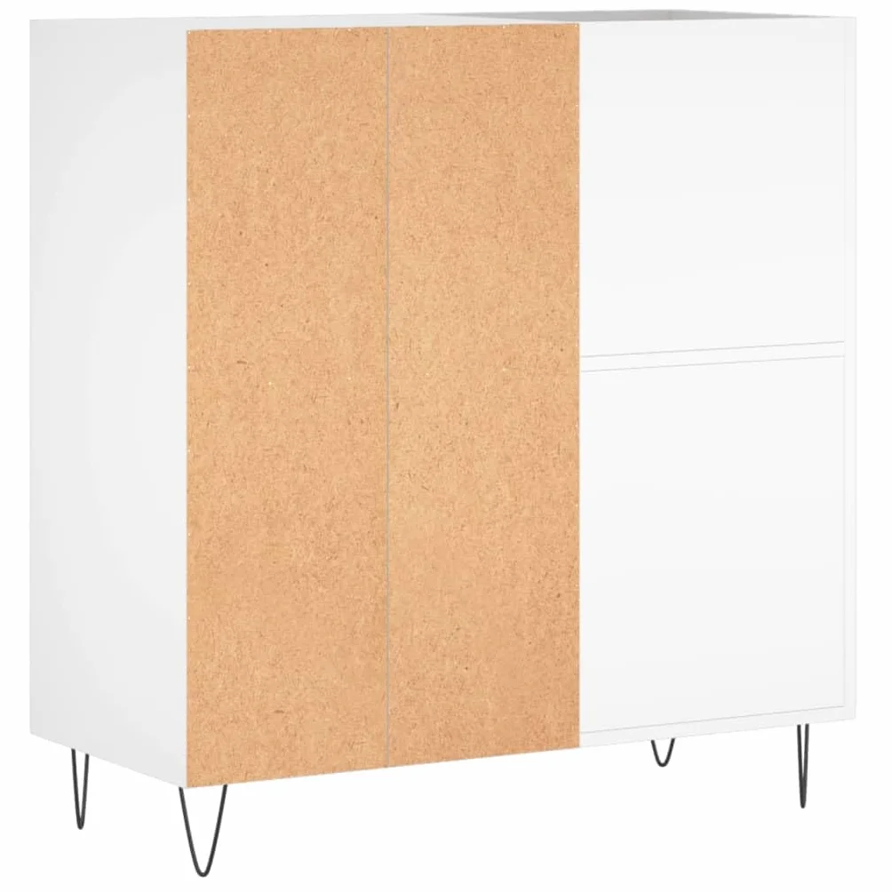 vidaXL Mueble para Discos Madera contrachapada Blanco 84,5x38x89 cm