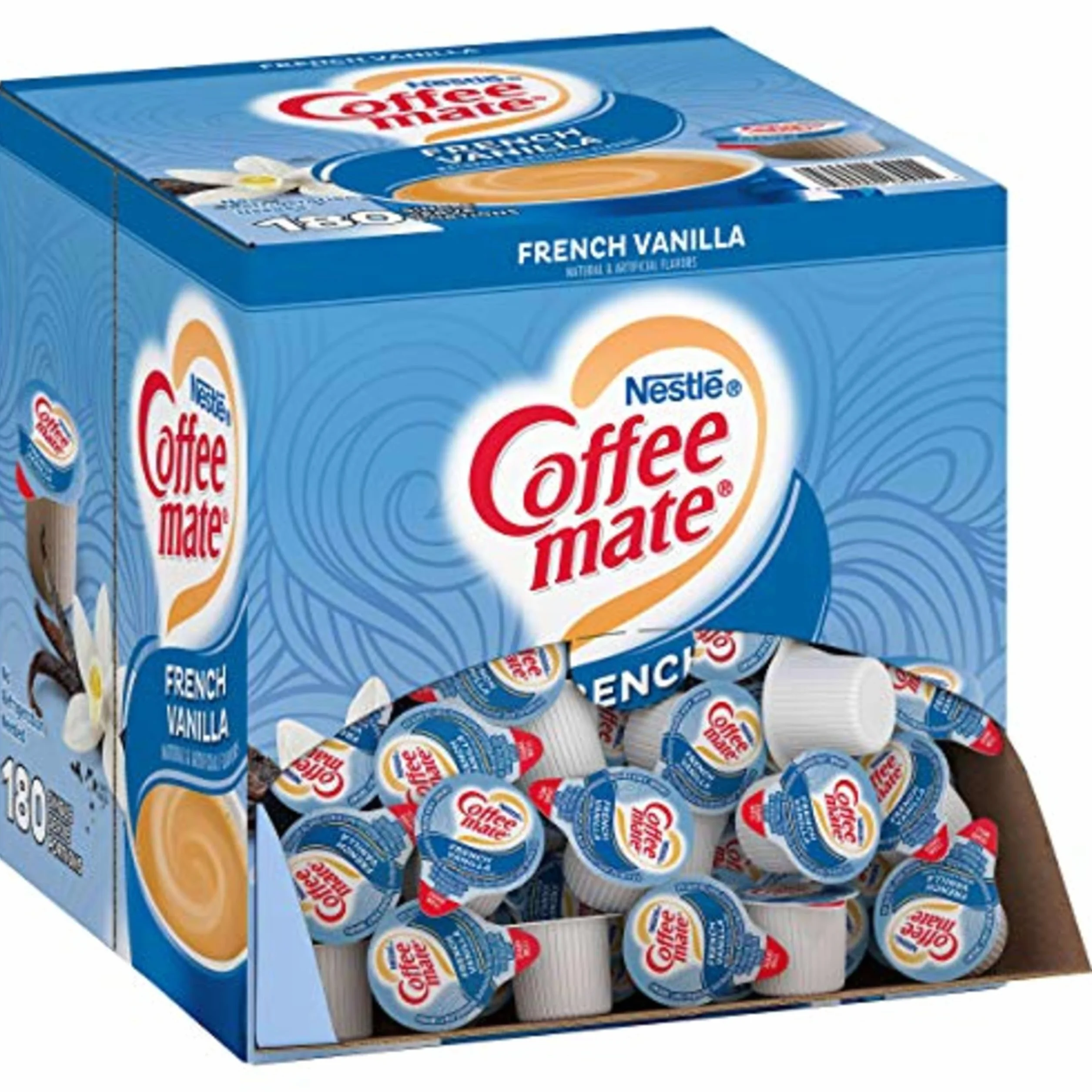 Nestle Coffee Mate Creamer French Vanilla 180 Single Serve Portions 67.5 oz