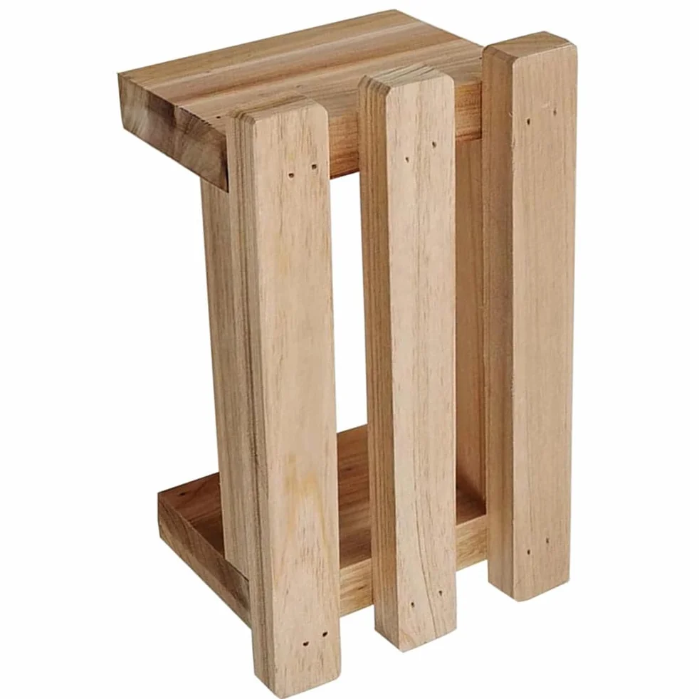 Banquito de Madera Pequeño y Portátil para Niños Taburete 9x5x4 Pulgadas