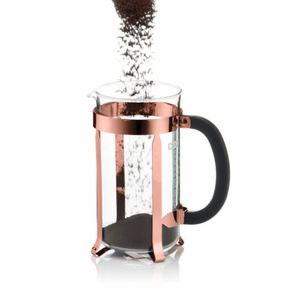 Bodum Chambord - Cafetera, 8 tazas, 1 l, color cobre