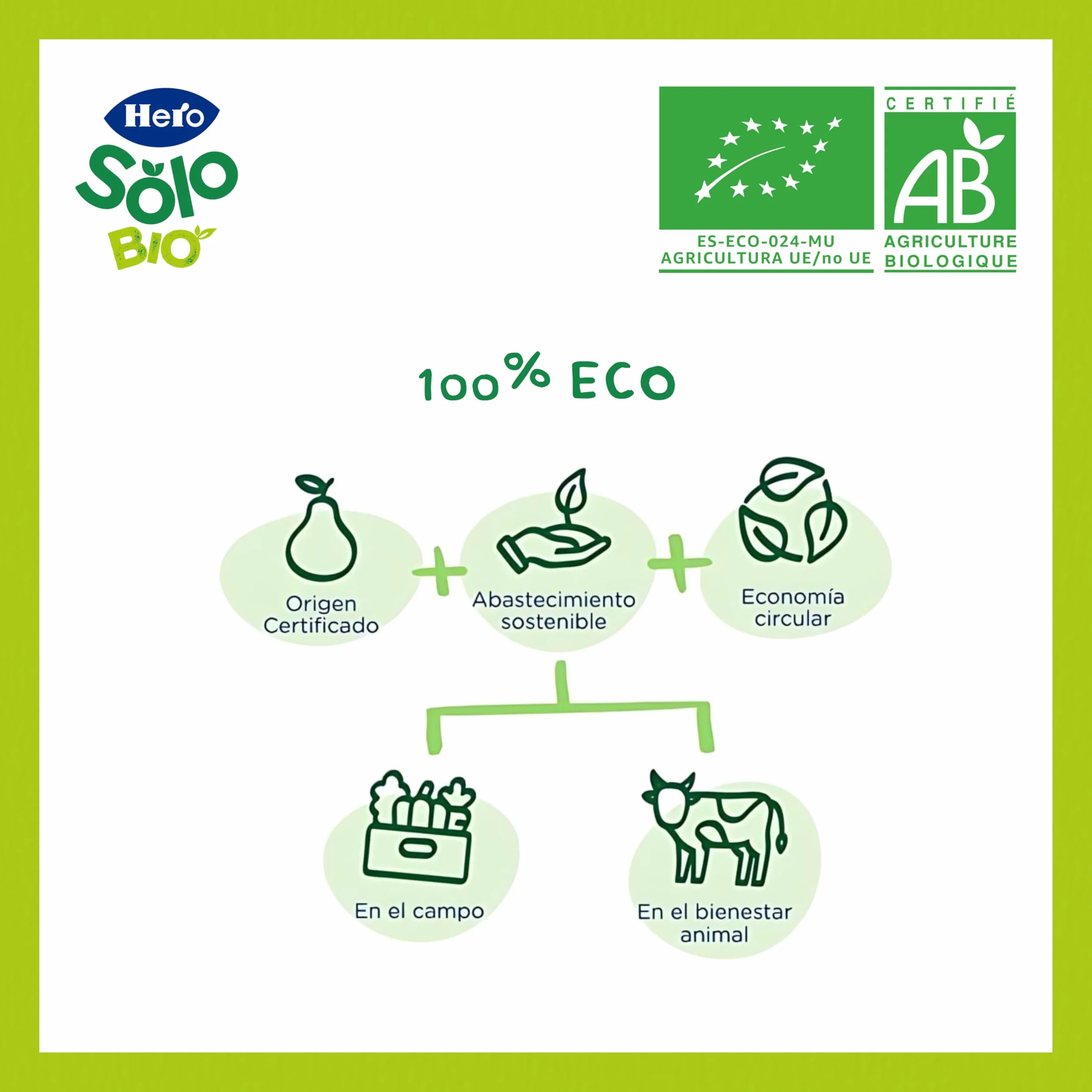 Hero Solo Minipuff Snack de Fresa BIO Ecológico No Fritos Sin Azúcares Añadidos Pack 10 x 18 g