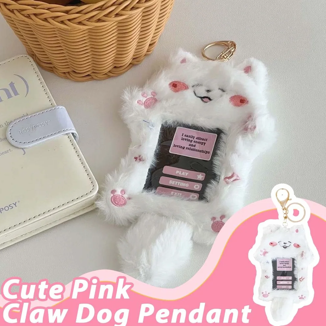 NHQZ NHQ Photocards Stray Kids,Photocard Holder,Lucky Photocard,Peluche Puppy Card Sleeves,Picture Frames,Top Loaders for Cards,Photocard Holder Keychain,Cute Design